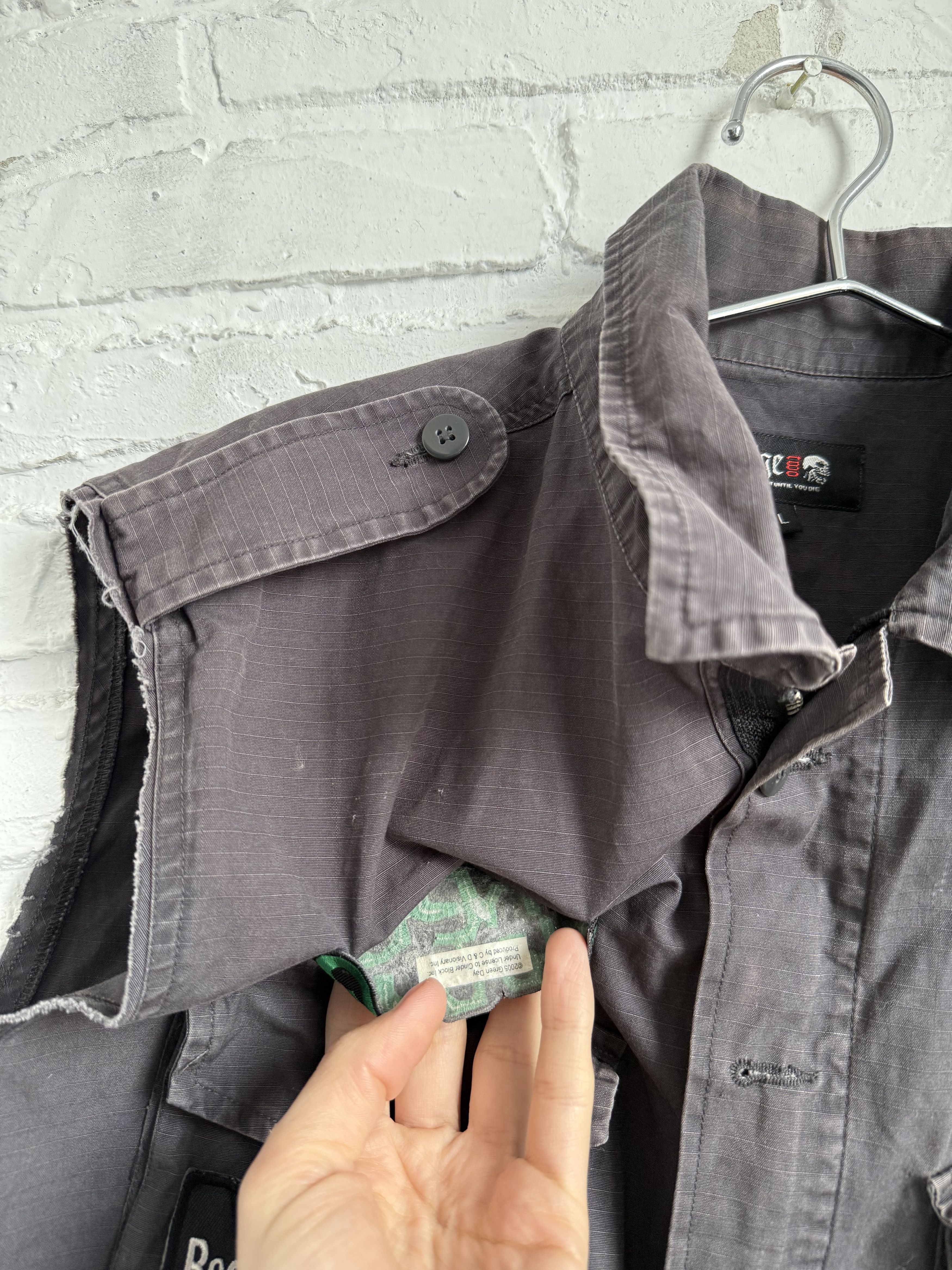 Band Tees Y2K Metal Kutte Battle Vest Original 2000s Band Patches Size US L / EU 52-54 / 3 - 7 Thumbnail