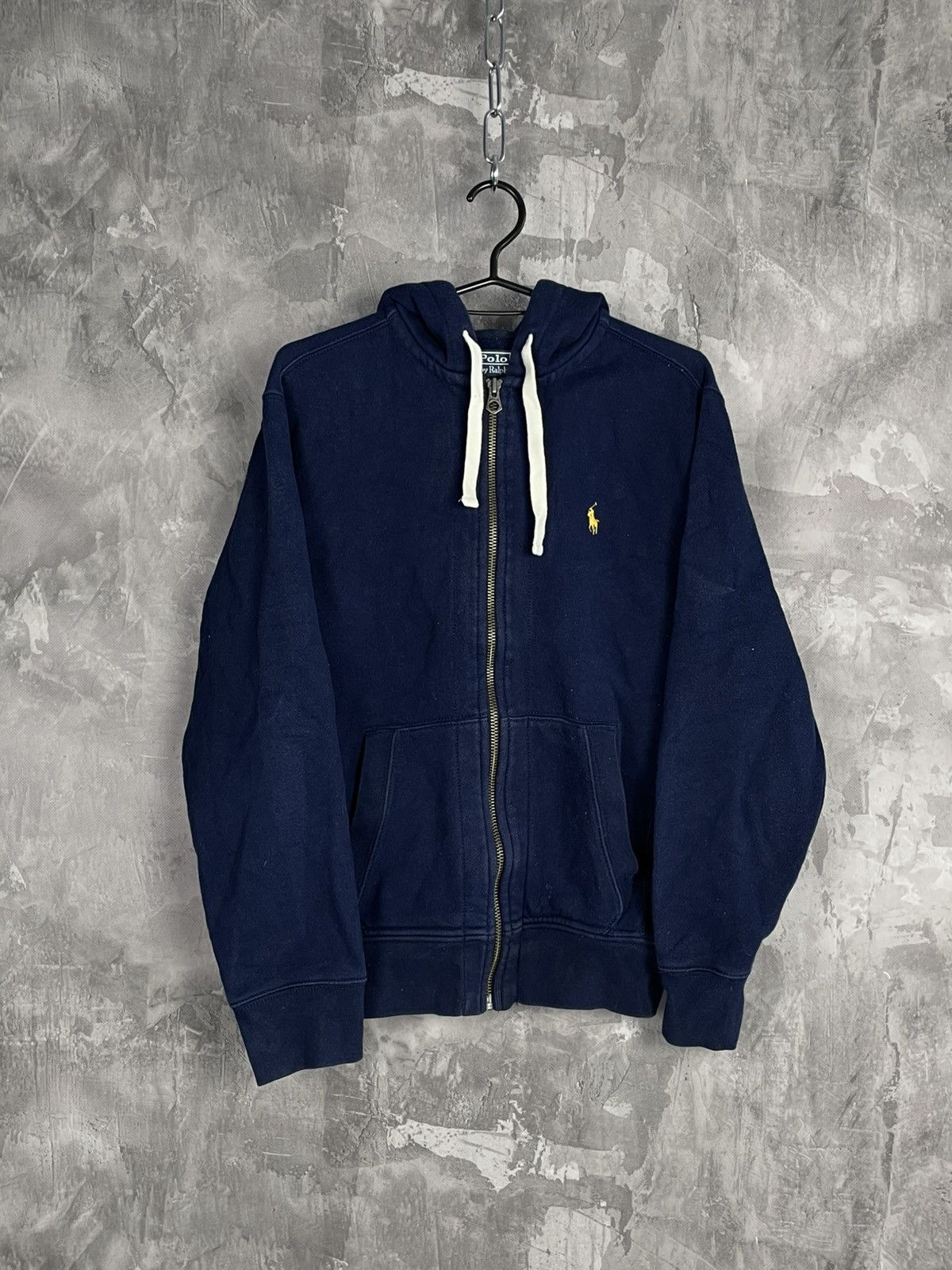 Polo Ralph Lauren × Ralph Lauren × Vintage Vintage Ralph Lauren Polo Zip Hoodie Blue Size:S Size US S / EU 44-46 / 1 - 1 Thumbnail