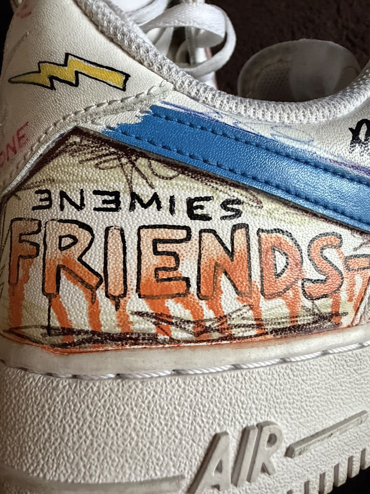 Vlone Vlone Himumimdead AF1 Size US 9.5 / EU 42-43 - 5 Thumbnail