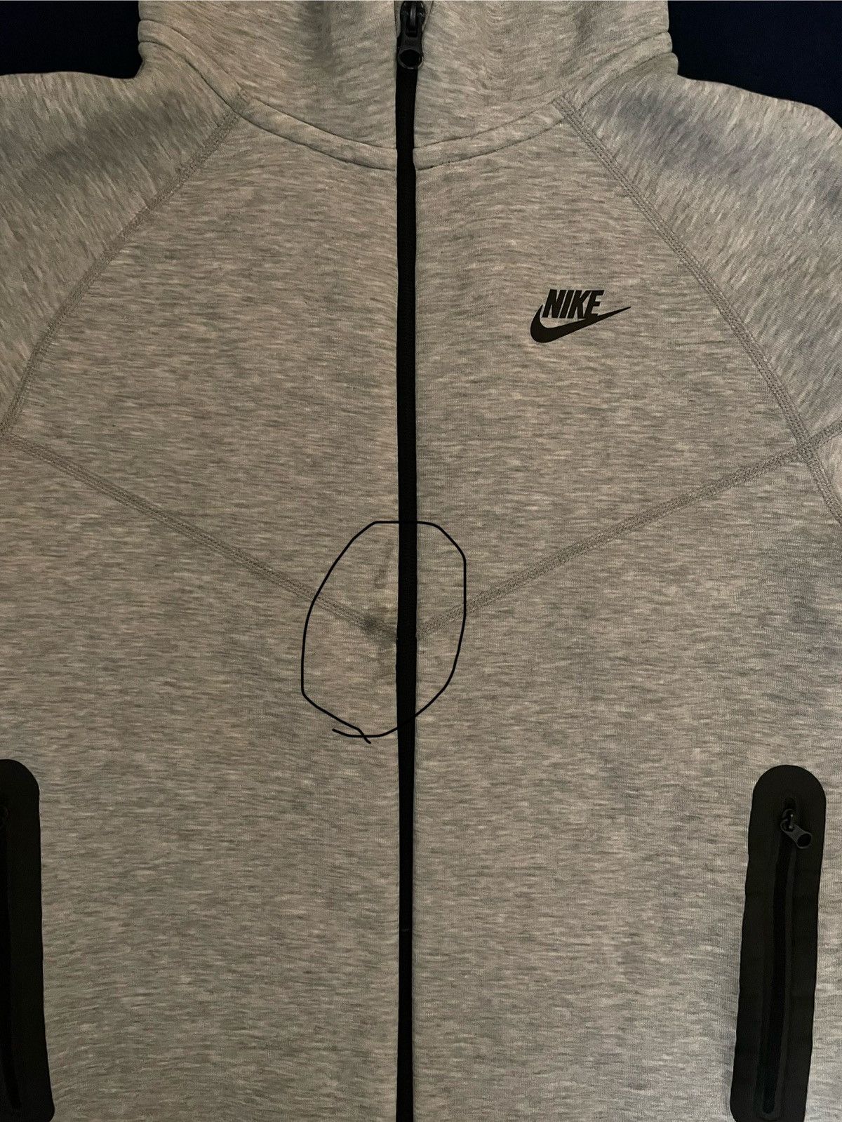 Nike Jacket Nike Tech Fleece Grej Size US XS / EU 42 / 0 - 8 Thumbnail