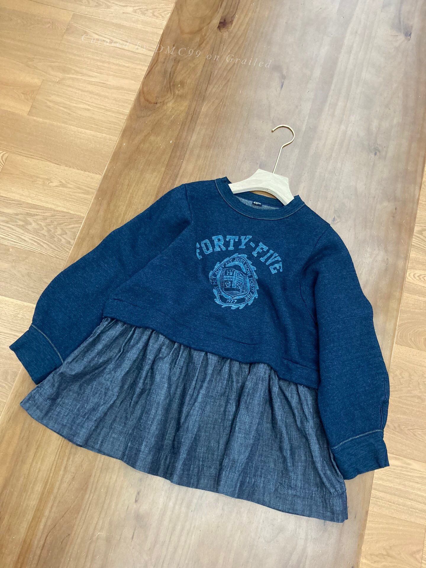 45rpm 45R Fake Two-Piece Sweatshirt Dress Size M / US 6-8 / IT 42-44 - 1 Thumbnail