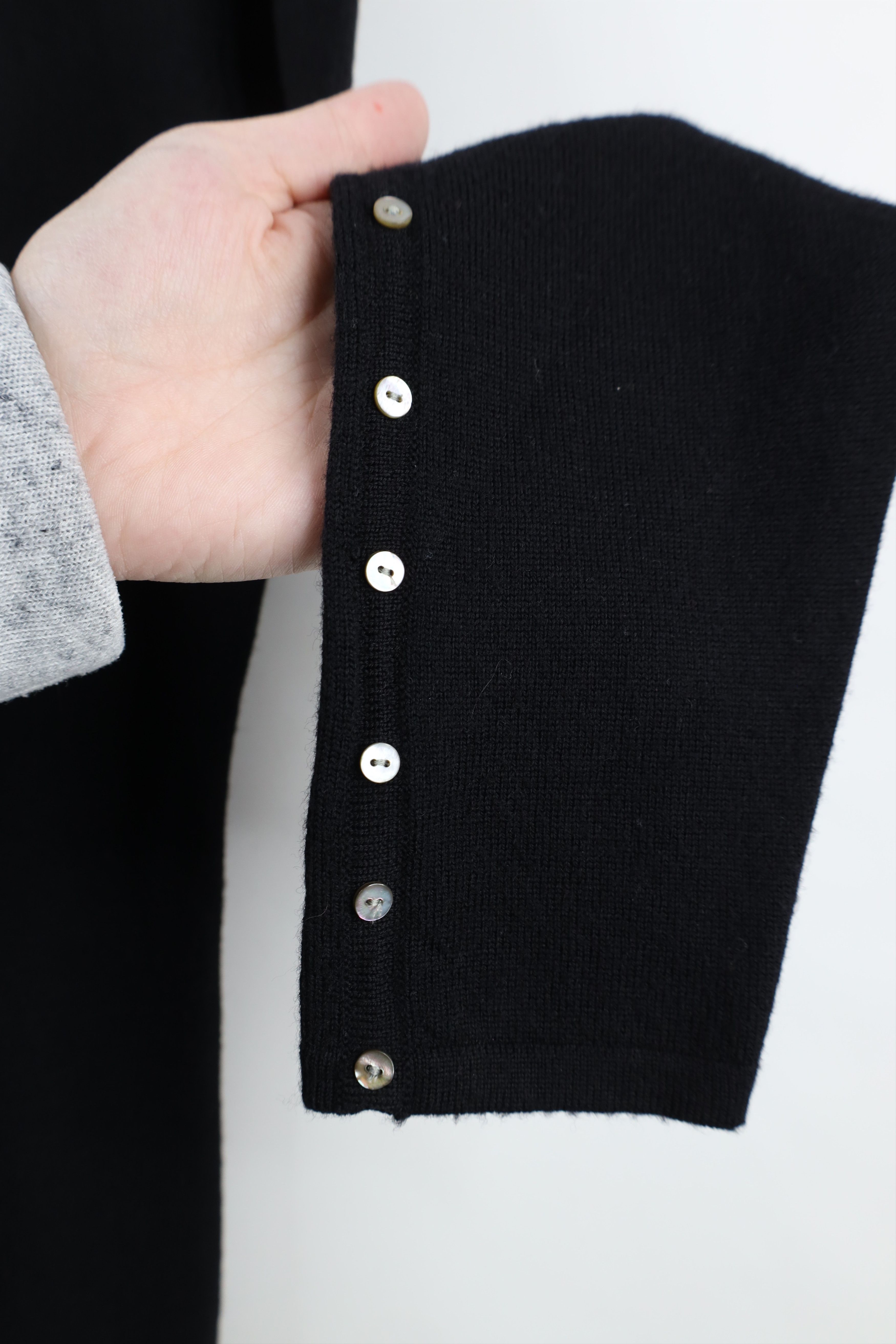 Vintage Vintage 90s Streetwear Wool Knit Turtleneck Sweater Black Size S / US 4 / IT 40 - 6 Thumbnail