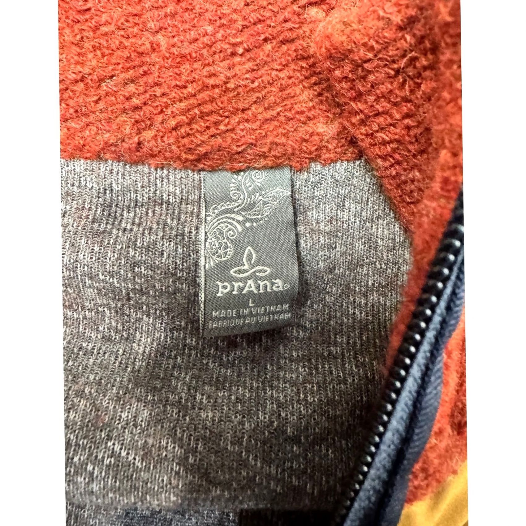 Prana Prana Sweater Jacket Quilted 1/4 Zip Womens Size L Brown Size L / US 10 / IT 46 - 4 Thumbnail