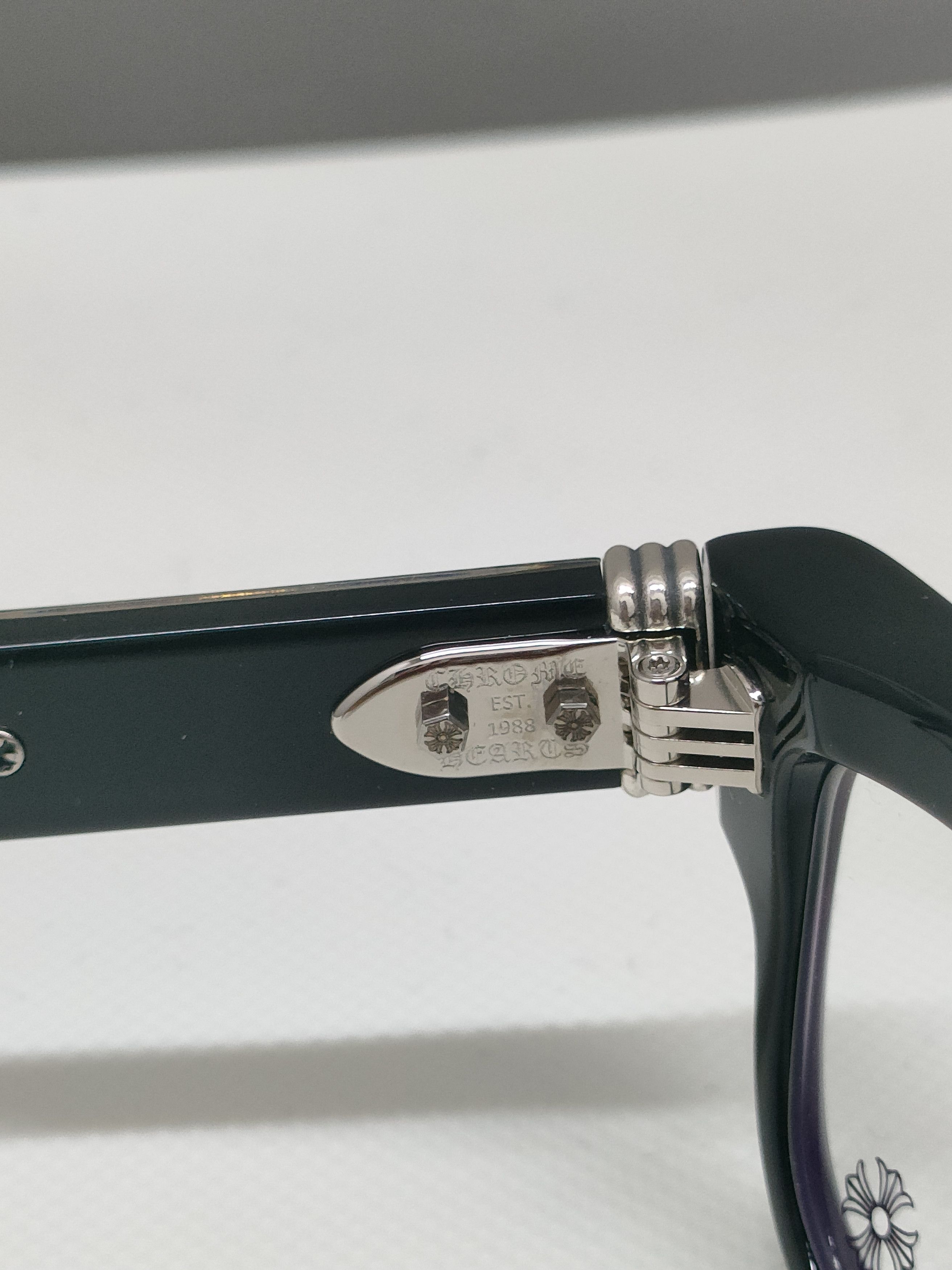 Chrome Hearts Chrome Hearts 2 Thick BK Glasses Frame Size ONE SIZE - 8 Thumbnail