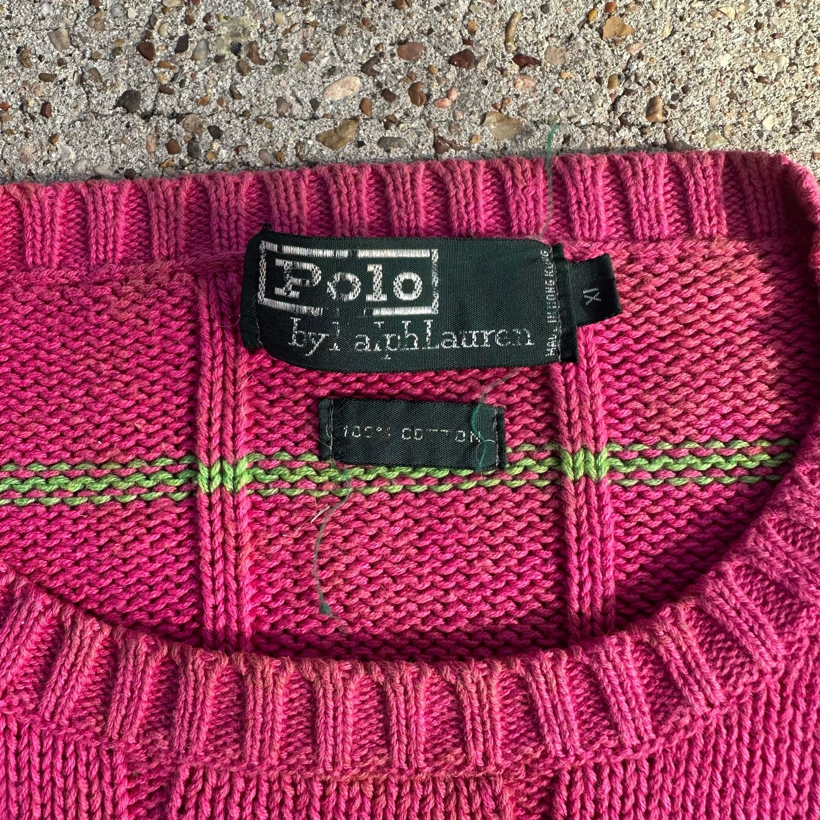 Ralph Lauren VINTAGE LADIES POLO RALPH LAUREN SWEATER 100% COTTON SIZE XL Size 3XL / US 20-22 - 3 Thumbnail