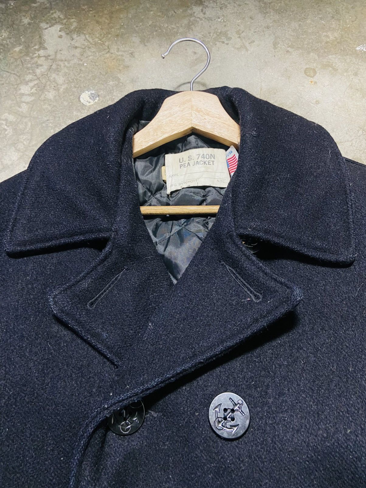 Schott Vintage US 740N Schott Pea Jacket (Wool) Size US L / EU 52-54 / 3 - 10 Thumbnail