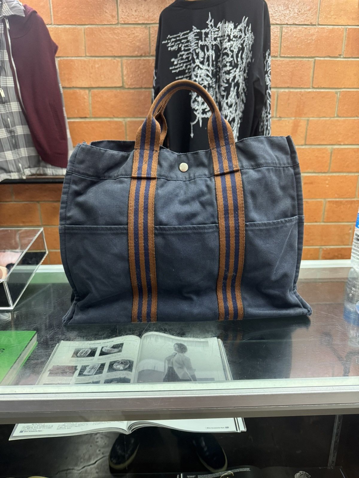 Hermes Vintage Hermes Mini Tote Shopping Bag Size US M / EU 48-50 / 2 - 1 Thumbnail