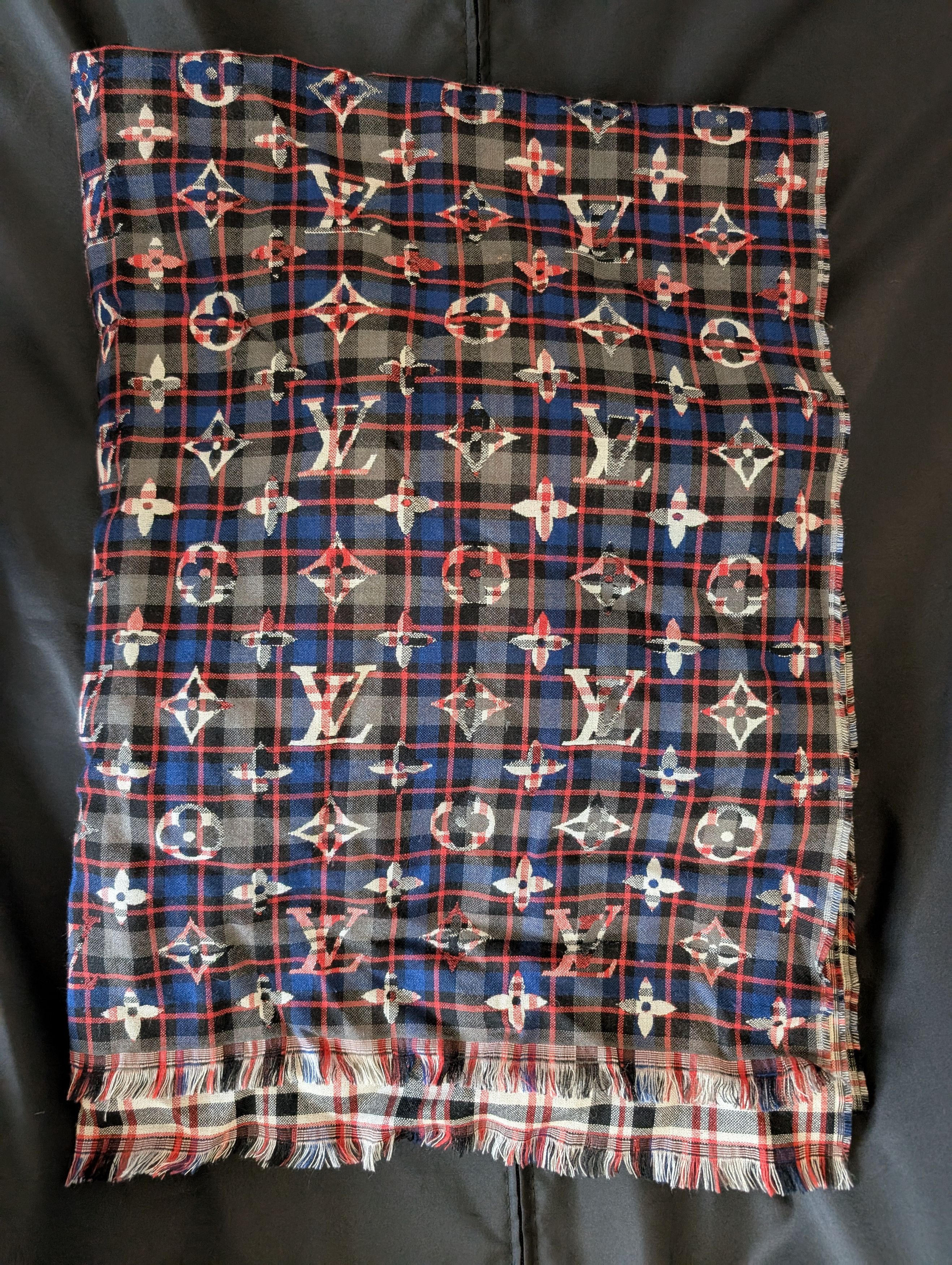 Louis Vuitton LOUIS VUITTON LV MONOGRAM BLUE/RED/WHITE - Size ONE SIZE - 2 Thumbnail