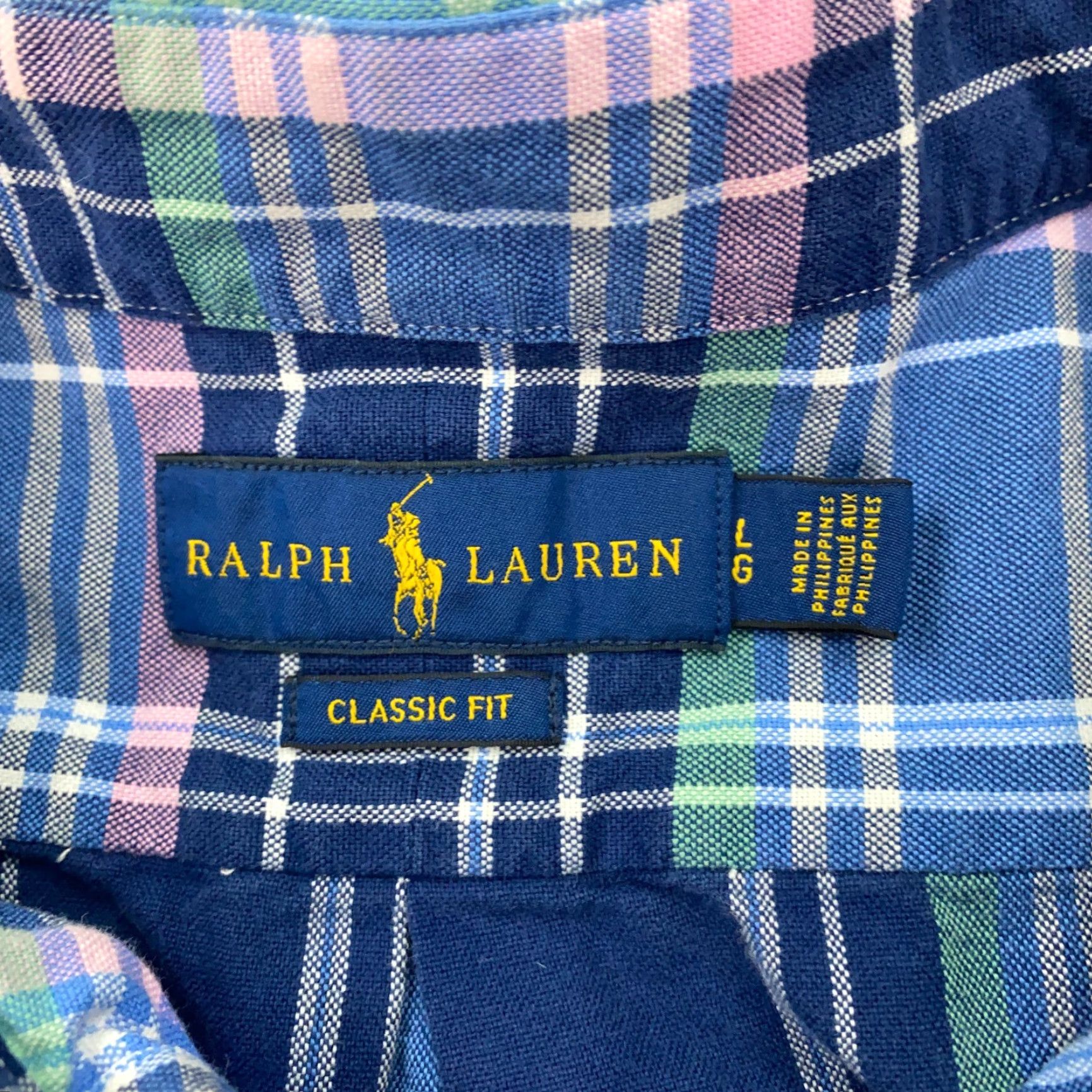 Ralph Lauren Ralph Lauren Classic Fit Button-Up Shirt XL Blue Plaid Long Sleeve Mens Size US XL / EU 56 / 4 - 4 Thumbnail