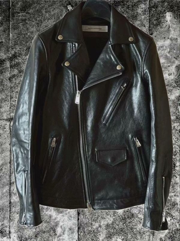 FrizmWORKS rewordsdesign Calf Leather Motorcycle Jacket Size US S / EU 44-46 / 1 - 1 Thumbnail