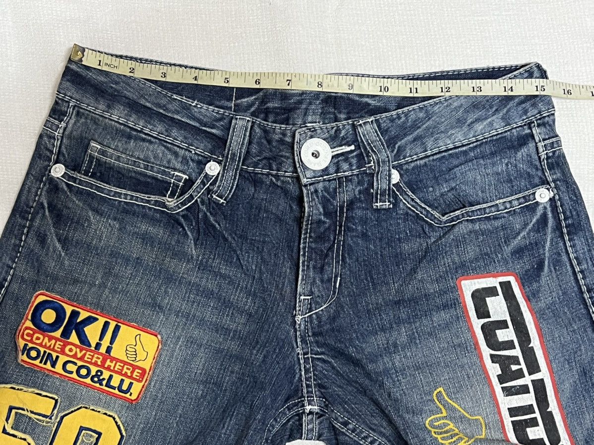 Other 🔥HOT DROPS🔥STREETWEAR PATCH DENIM PANTS RARE Size US 31 - 10 Thumbnail