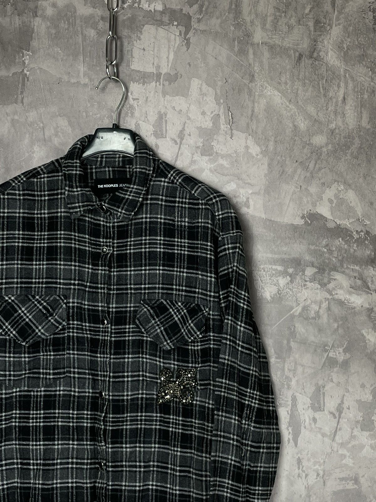 Flannel × The Kooples × Vintage The Kooples Jeans Vintage Wool Flannel Shirt Size US L / EU 52-54 / 3 - 4 Thumbnail