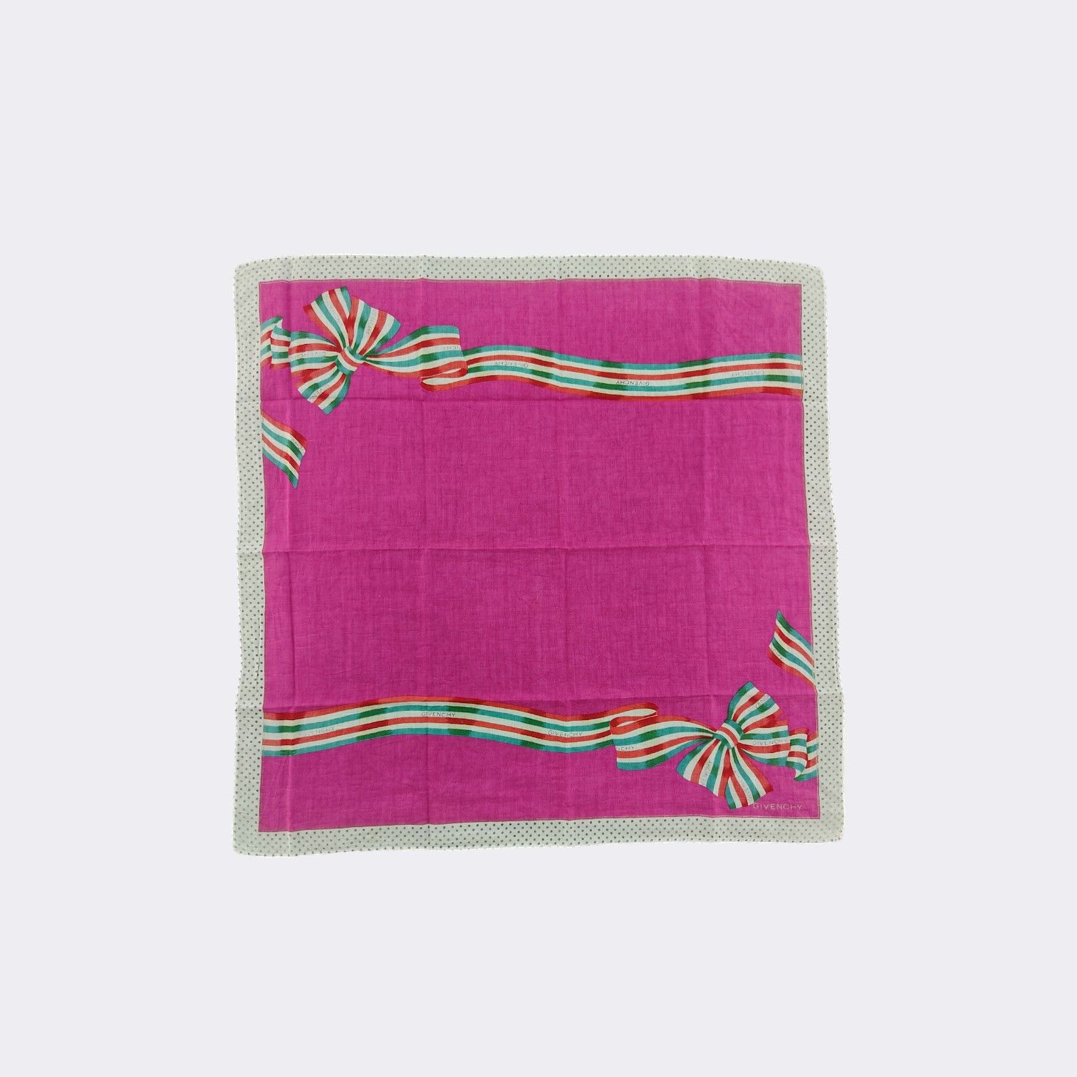 Givenchy × Vintage Vintage Givenchy Handkerchief Neckerchief Bandana H067A Size ONE SIZE - 2 Thumbnail