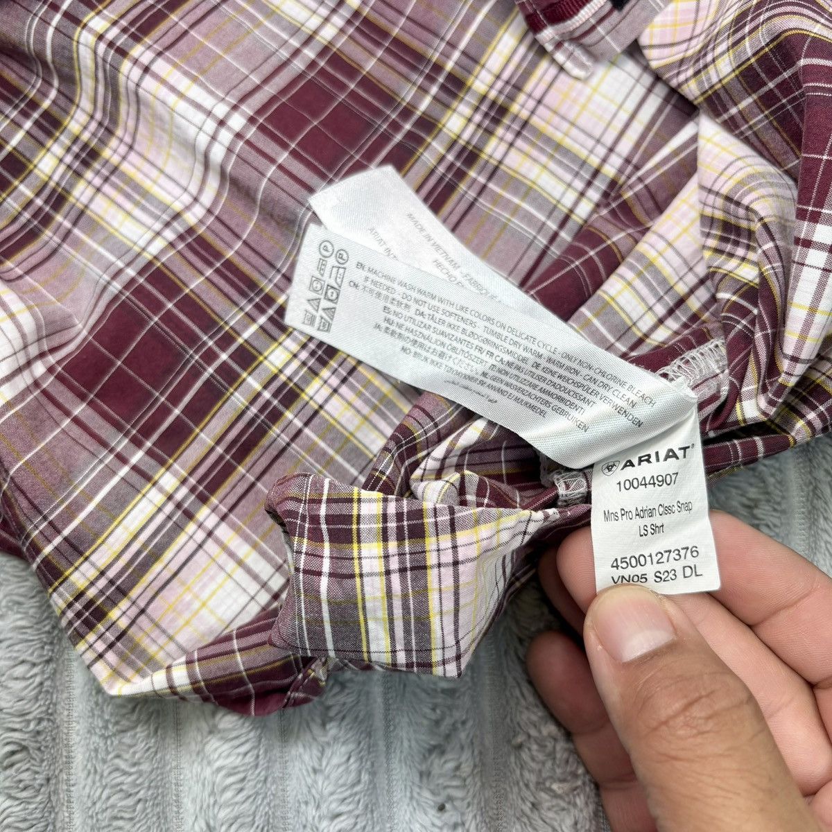 Ariat ARIAT Men’s Medium Long Sleeve Shirt PRO ADRIAN CLASSIC Size US M / EU 48-50 / 2 - 11 Thumbnail