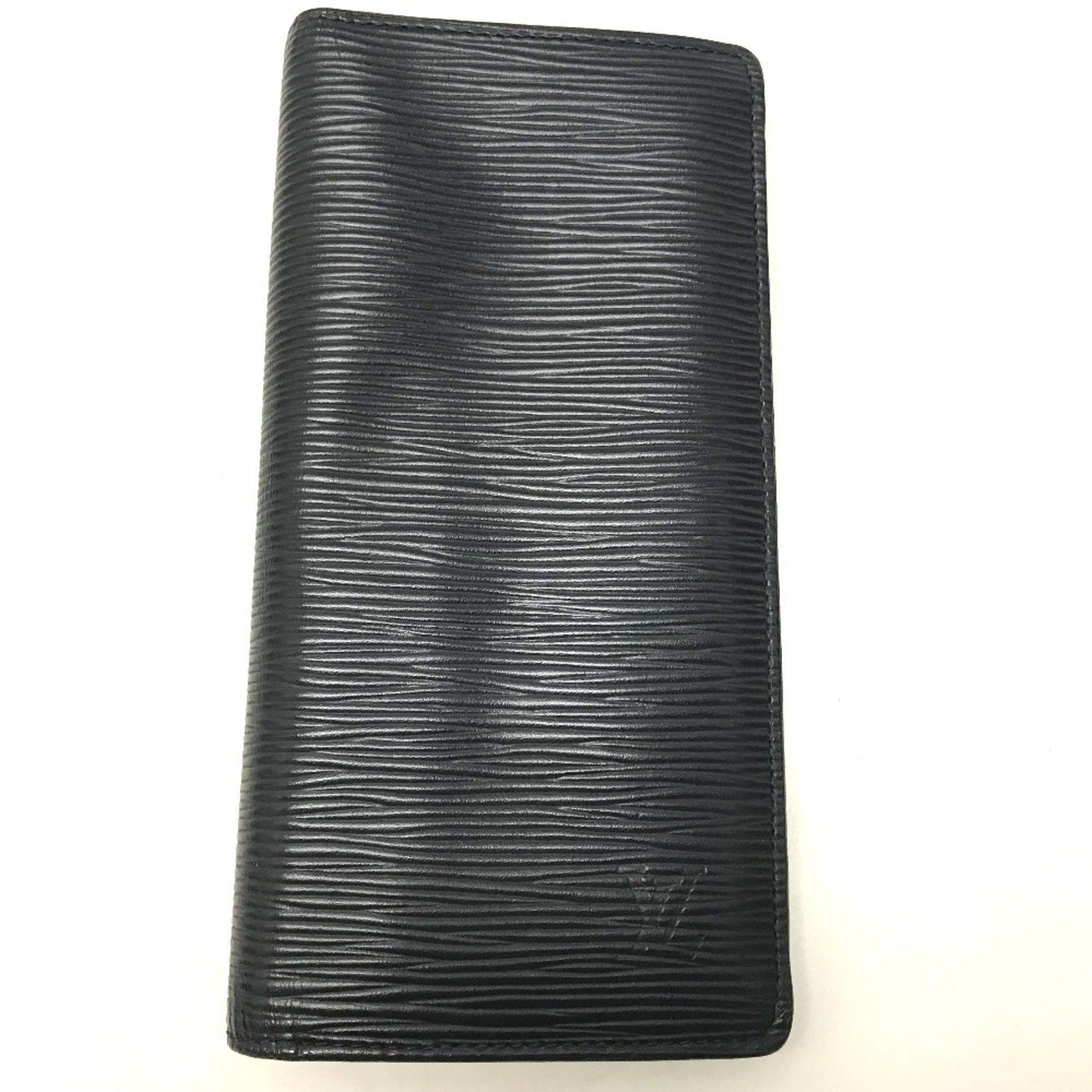 Louis Vuitton LOUIS VUITTON M60615 Epi Leather Portefeuille Brazza Bifold Long Wallet, Men's, Blue Marine, Navy Size ONE SIZE - 1 Thumbnail