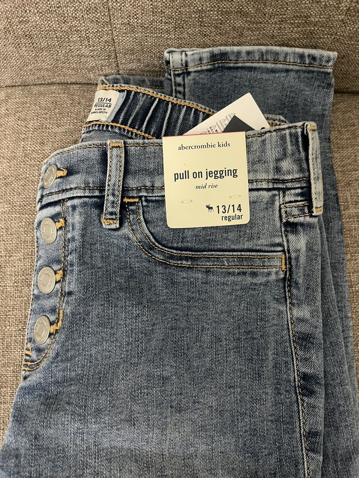Abercrombie & Fitch Abercrombie kids pull on low rise jeggings size 13/14 Size 22" - 9 Thumbnail