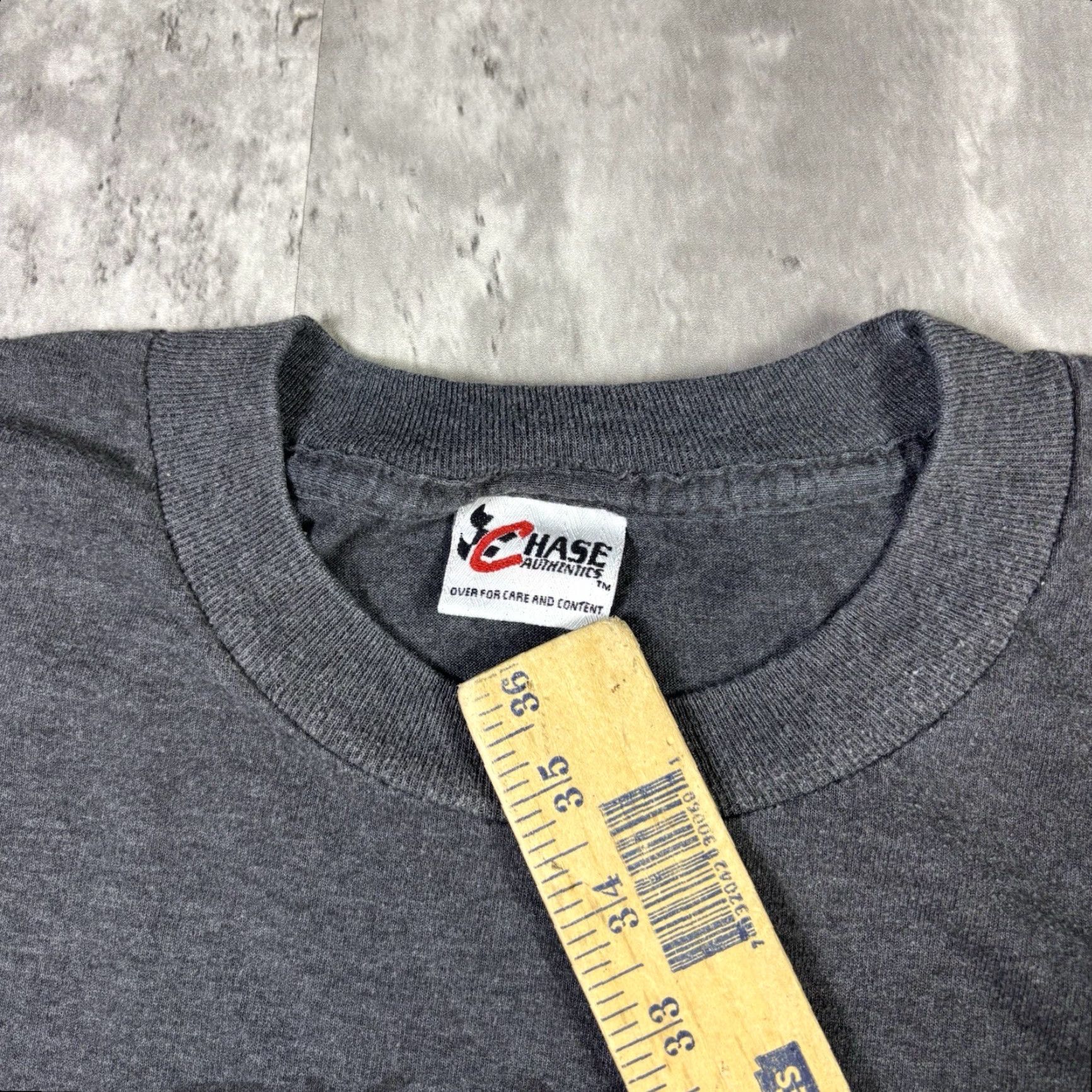 Chase Authentics VINTAGE Chase Authentics Nascar Racing T-Shirt 2XL Gray Logo 90s Mens Authentic Vintage 2XL Shirt Size US XXL / EU 58 / 5 - 5 Thumbnail