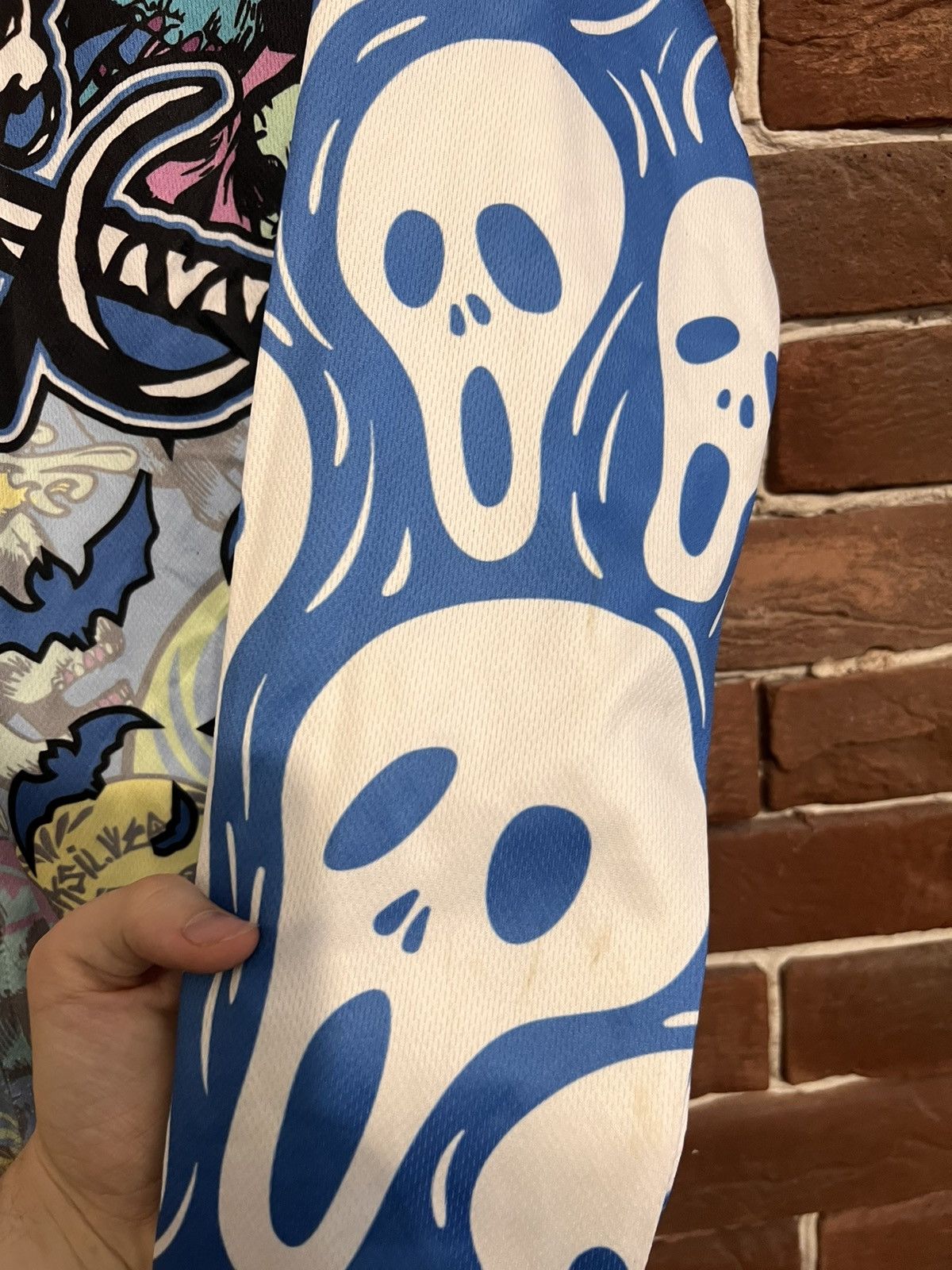 Other ONE OF A KIND Ghost Halloween Vintage Bike Jersey Hype Drip Size US XL / EU 56 / 4 - 6 Thumbnail