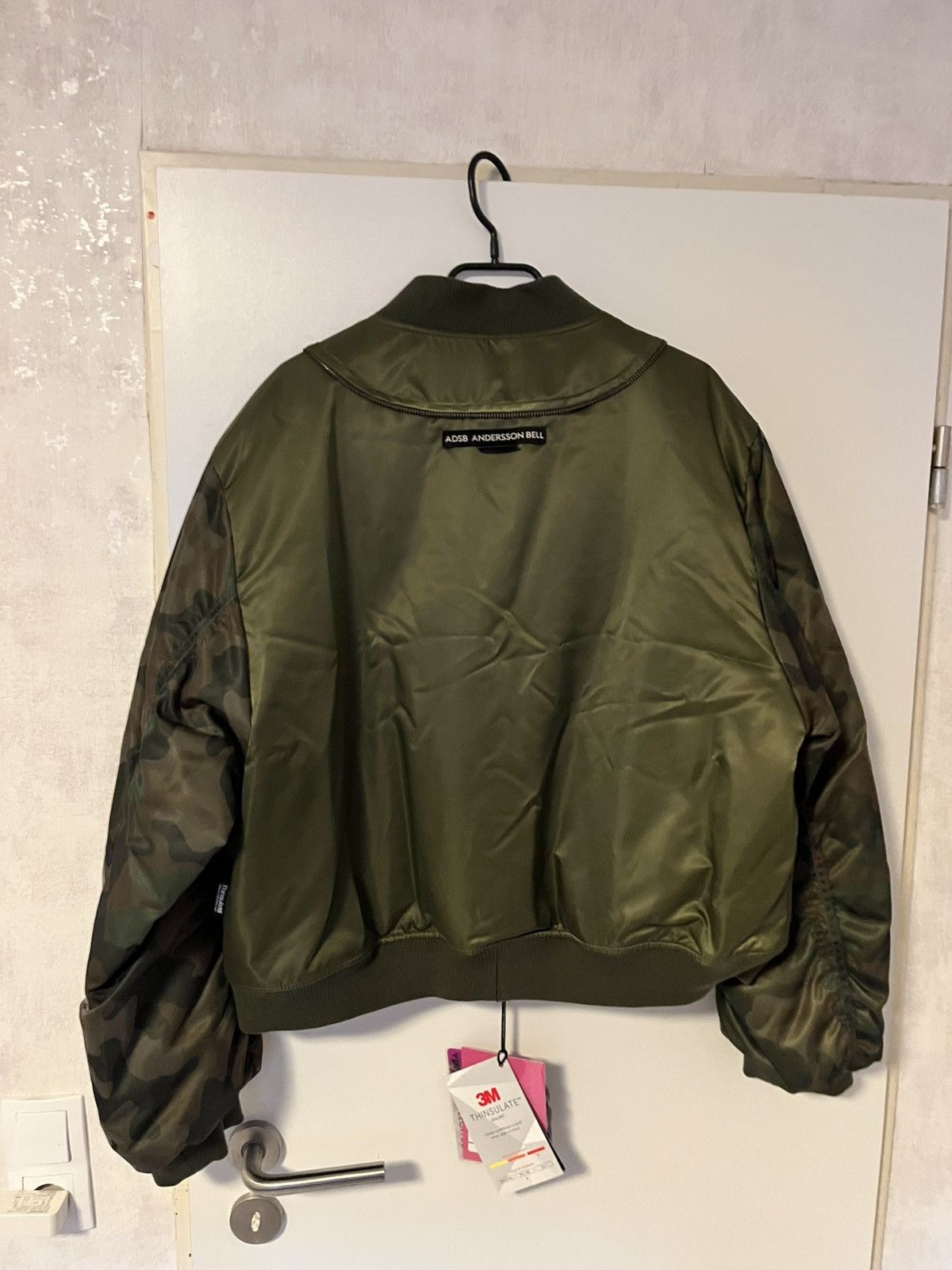 Andersson Bell Andersson Bell Khaki Mesh Sleeve Bomber Size US XL / EU 56 / 4 - 2 Thumbnail
