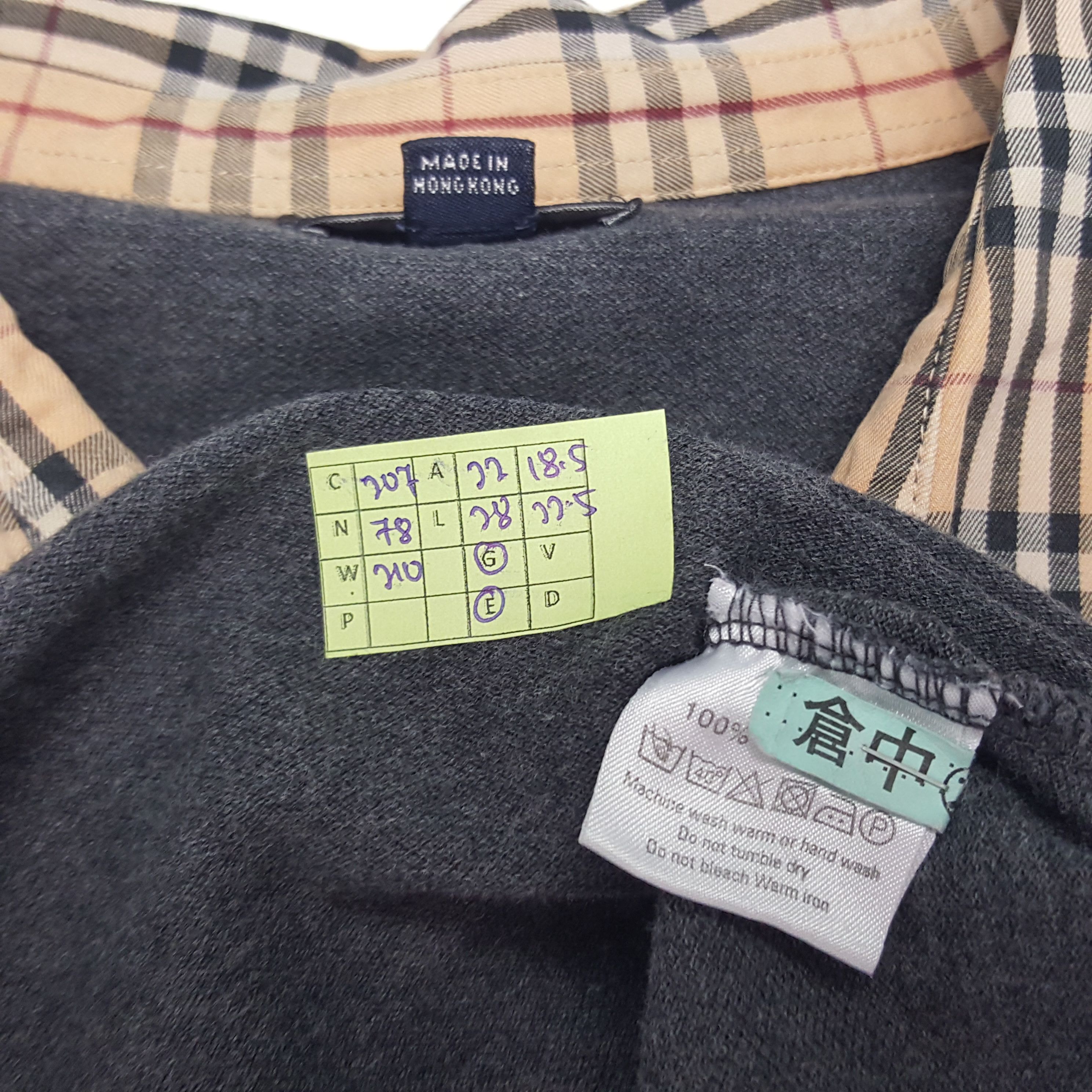 Vintage Burberry Nova Check Designer Brand Polos