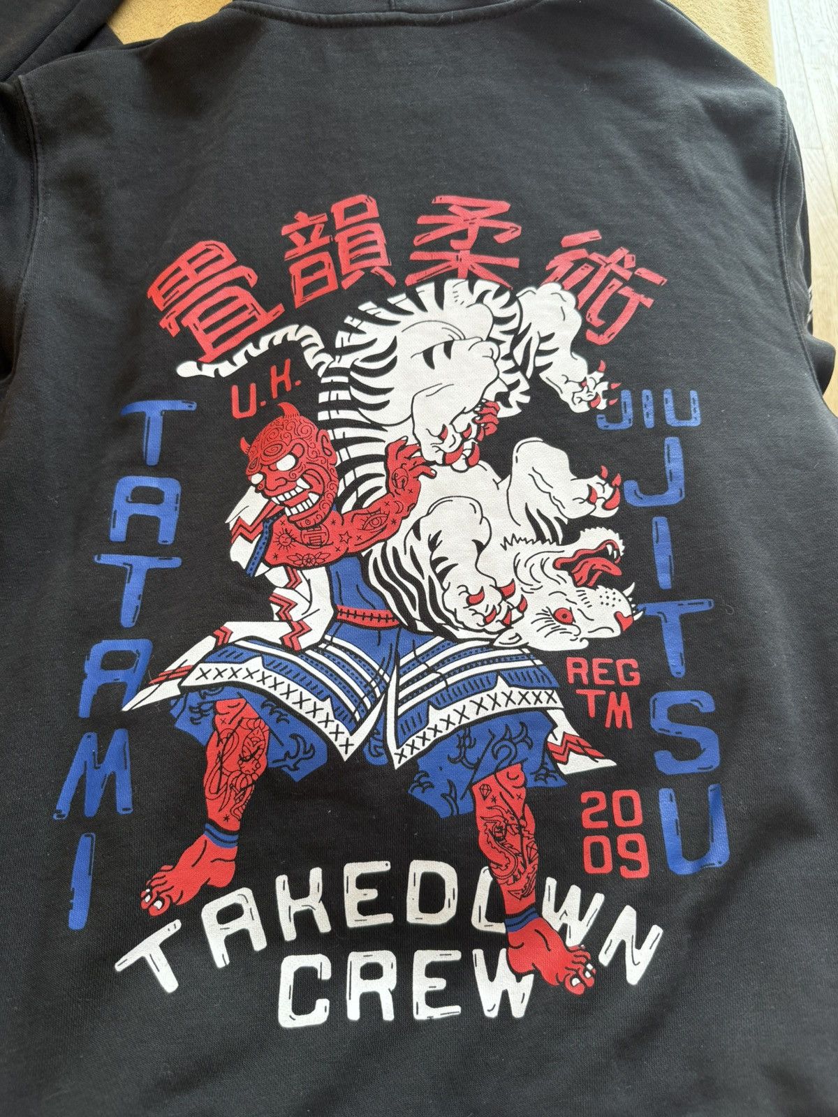 Vintage RARE TATAMU JIU-JITSU VINTAGE MMA SPORT HOODIE Size US S / EU 44-46 / 1 - 3 Thumbnail