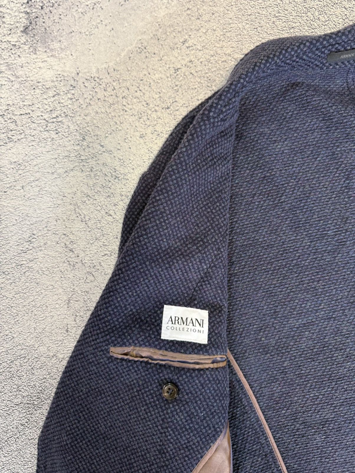 Armani Collezioni Armani Collezioni Blazer Patch Pocket Sport Coat EU52 US41 Size 42R - 8 Thumbnail