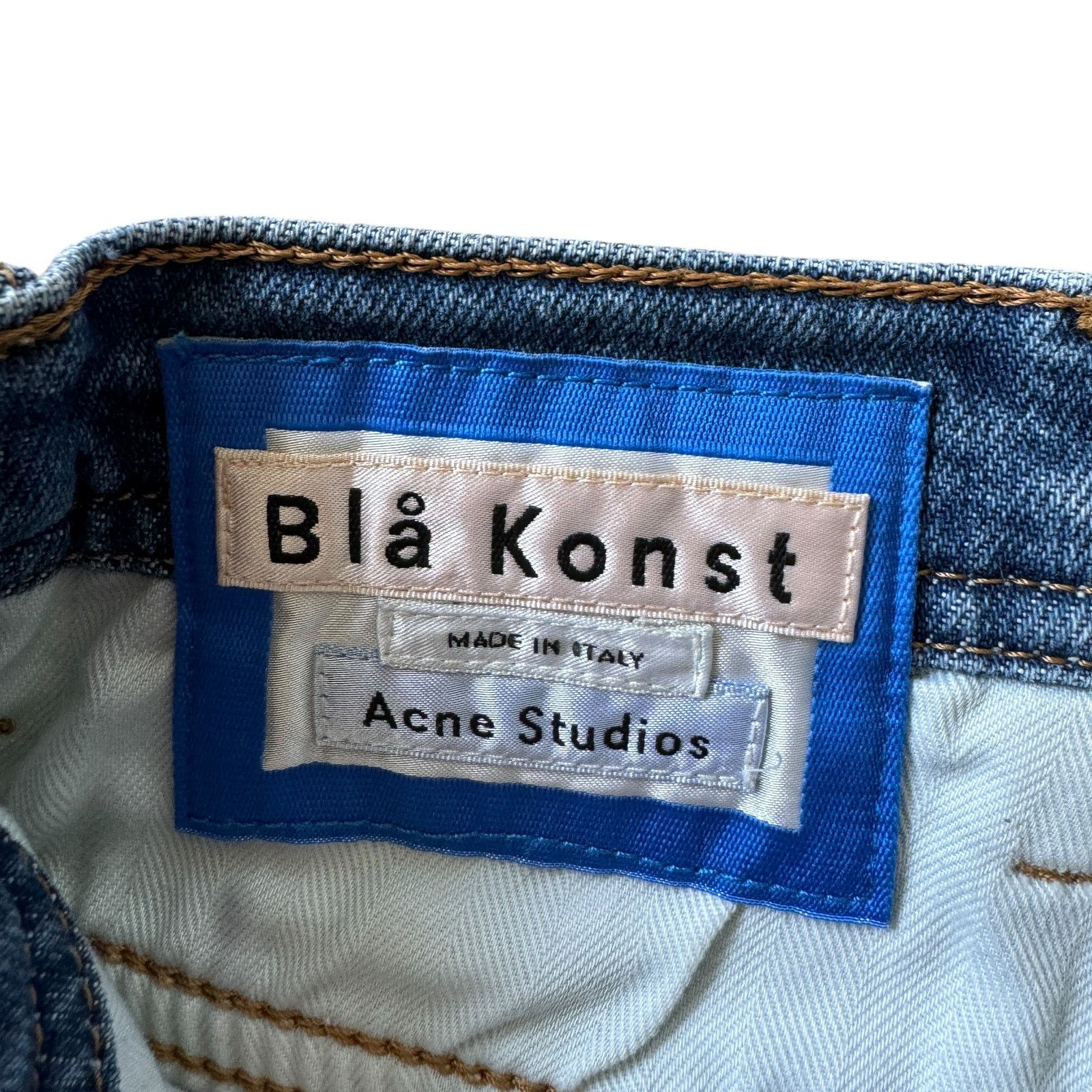 Acne Studios ACNE Studios River Slim Tapered Jean Mid Blue Size US 32 / EU 48 - 4 Thumbnail