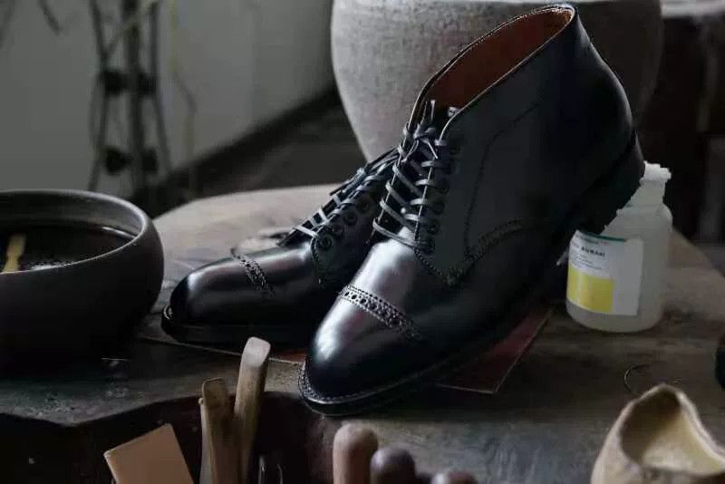 Alden ALDEN Black Shell Cordovan Chukka Boots Size US 7.5 / EU 40-41 - 1 Thumbnail