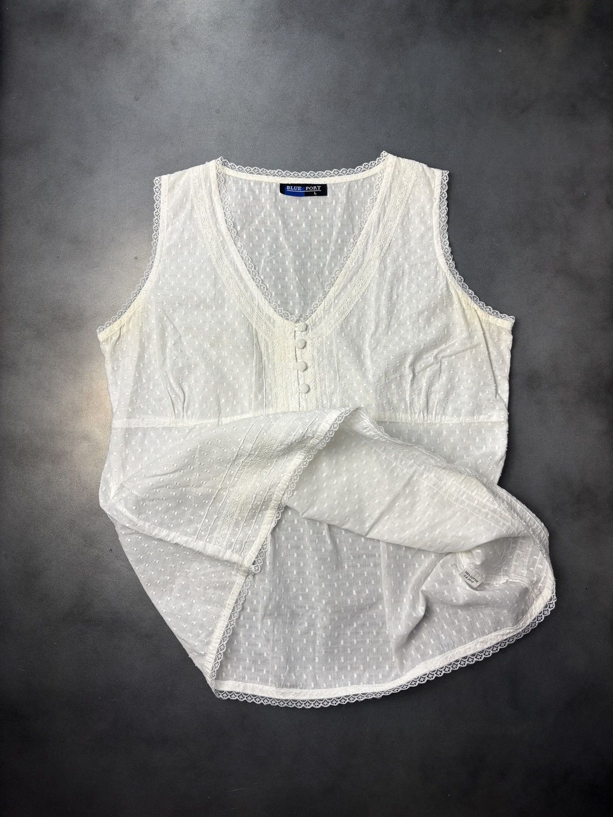 Vintage Y2K Vintage Slip Dress Negligée Babydoll Nightgown Chemise Size L / US 10 / IT 46 - 1 Thumbnail