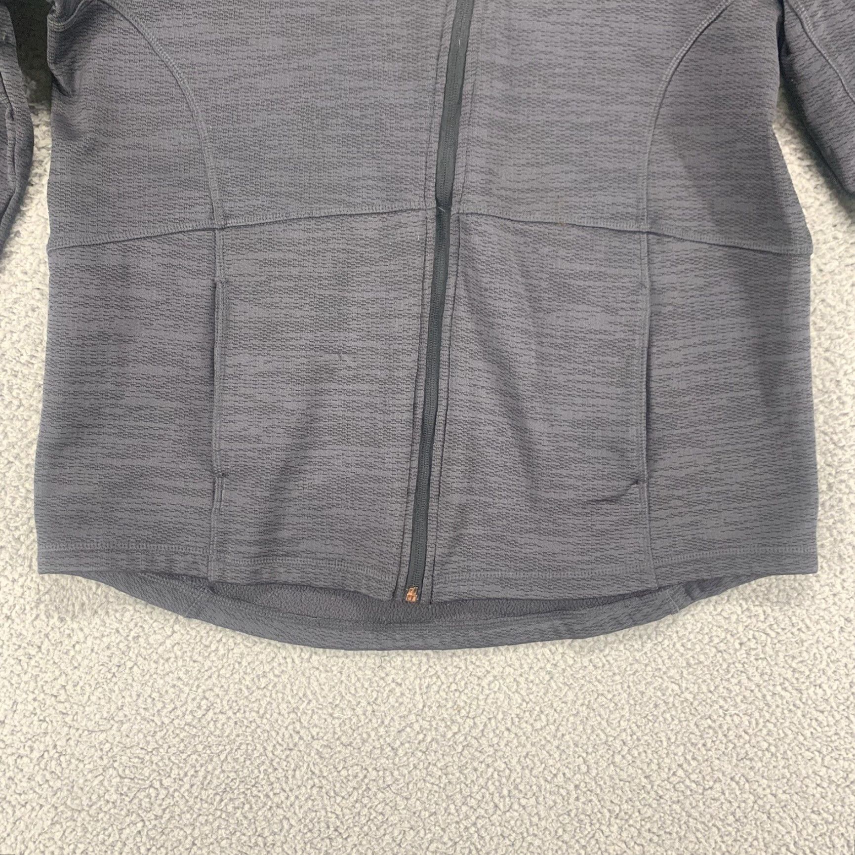 Champion Champion Jacket Womens Large Gray Logo Full Zip Size L / US 10 / IT 46 - 4 Thumbnail