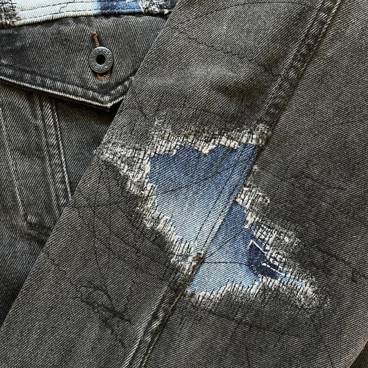 Kapital × Kapital Kountry × Levi's Japanese Boro Sashiko Denim Jacket Size US XL / EU 56 / 4 - 8 Thumbnail