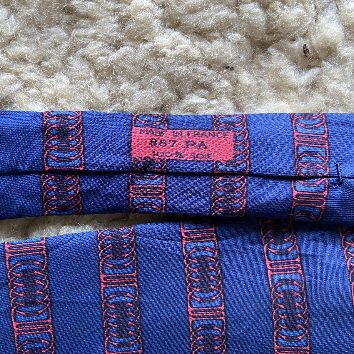Hermes × Vintage HERMES Paris Silk Tie Made In France Size ONE SIZE - 12 Thumbnail