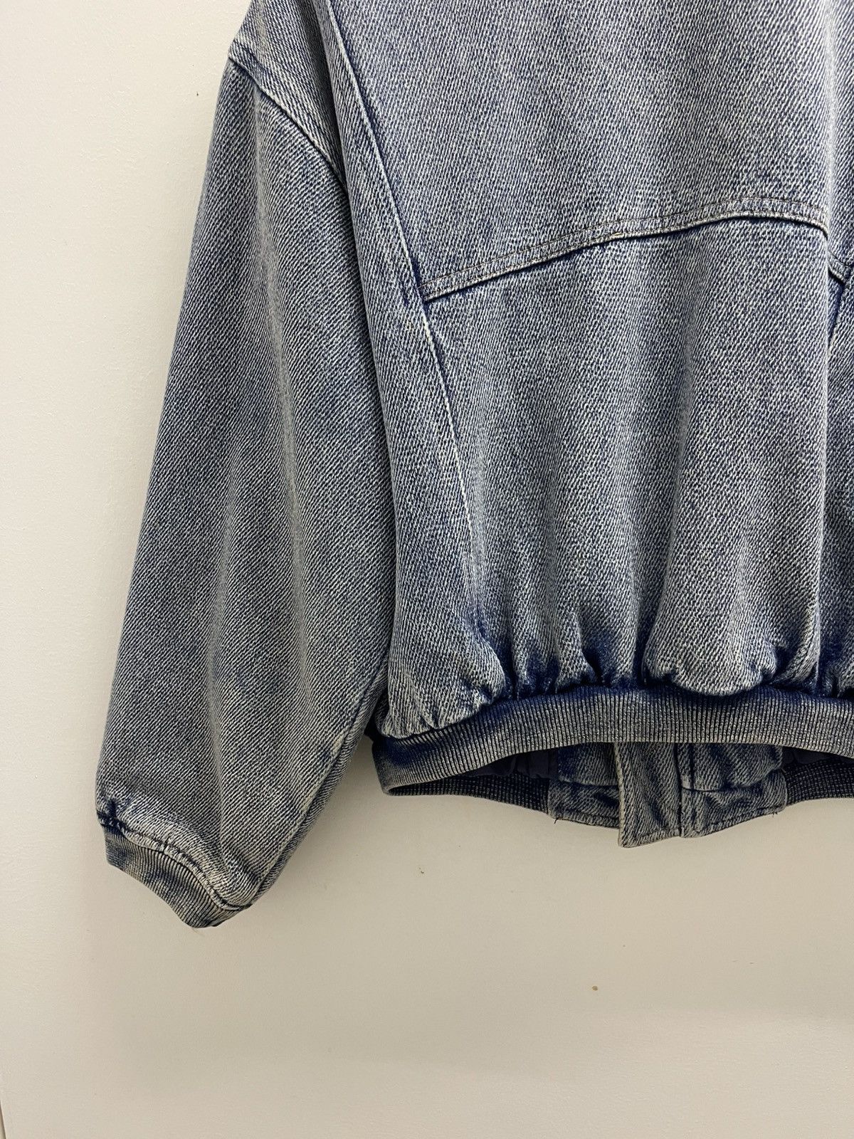 Giorgio Armani Vintage Armani Jeans Denim Bomber Jacket Size US M / EU 48-50 / 2 - 11 Thumbnail