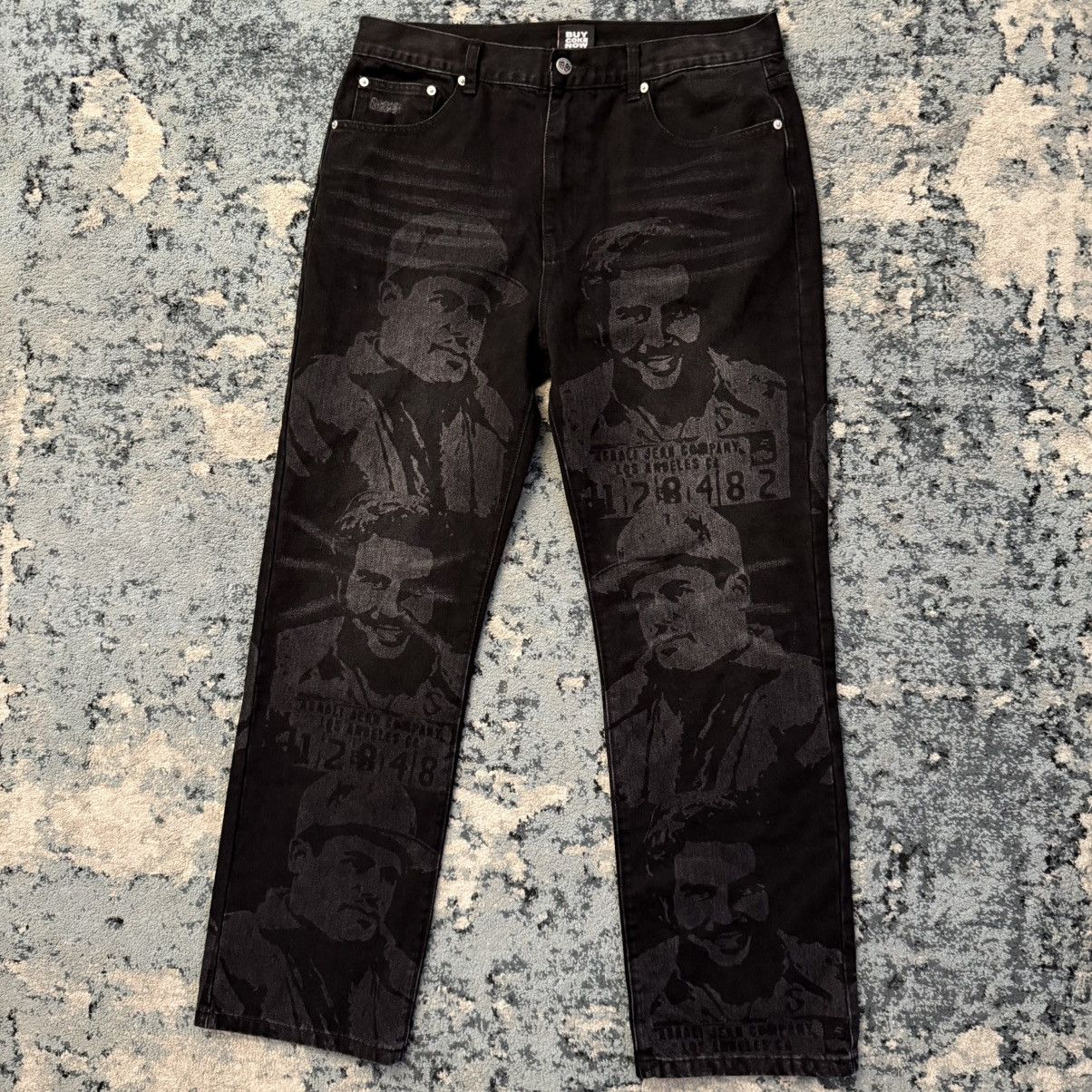 Asaali Asaali Laser Engraved Cartel Denim Jeans Size 36 Size US 36 / EU 52 - 1 Thumbnail