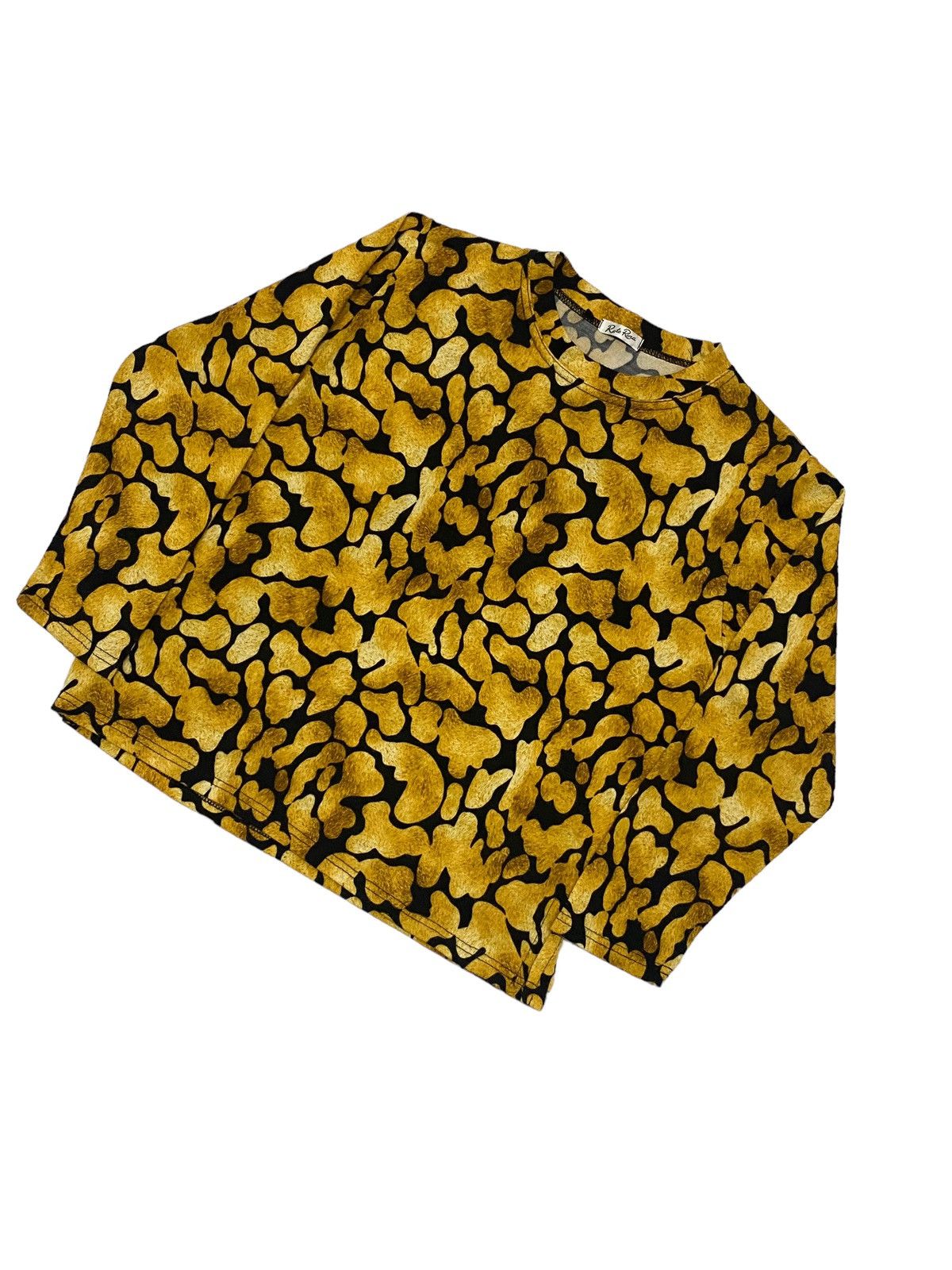 20471120 × Beauty Beast Unisex Rotex Roza Italy Leopard Fullprint Tank Top Crop Size US S / EU 44-46 / 1 - 2 Thumbnail