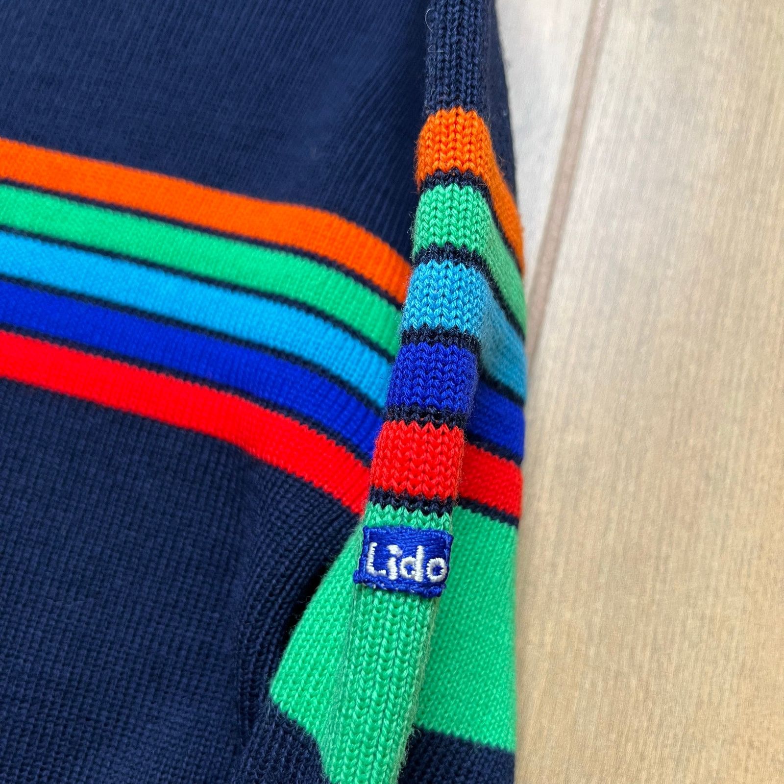 Vintage Vintage Lido of California Wool Striped Sweater Womens L USA Size L / US 10 / IT 46 - 4 Thumbnail