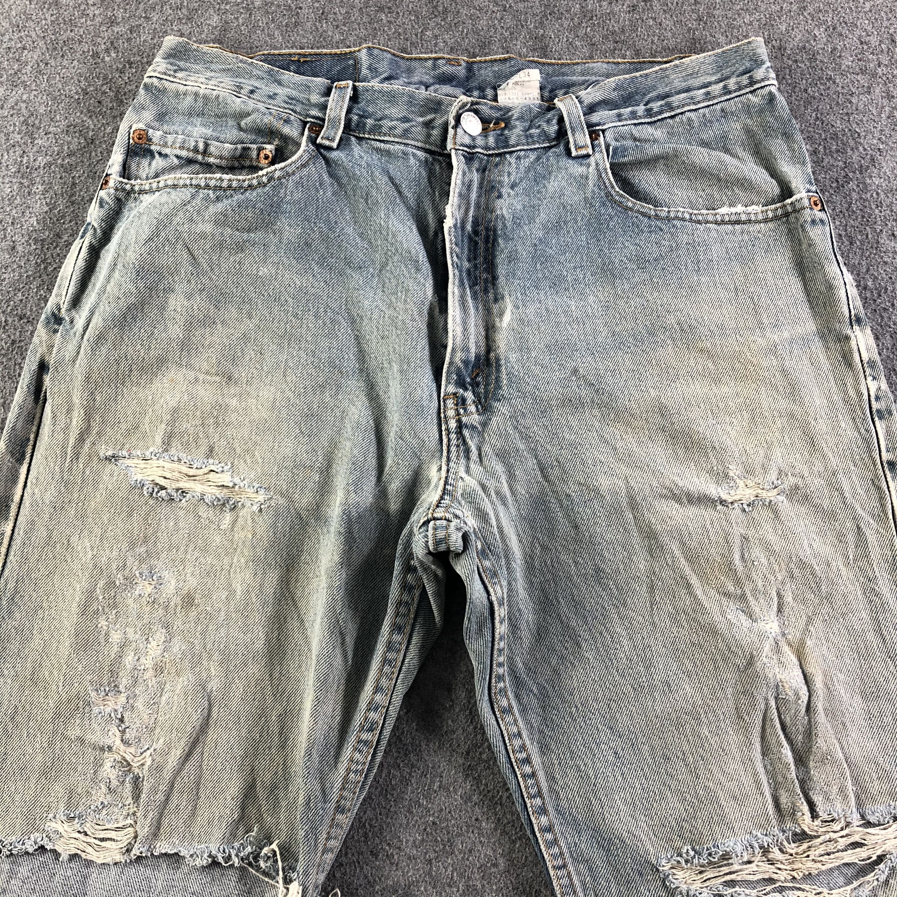Levi's Vintage 90s Levis 505 Jeans-J3359 Size US 34 / EU 50 - 3 Thumbnail