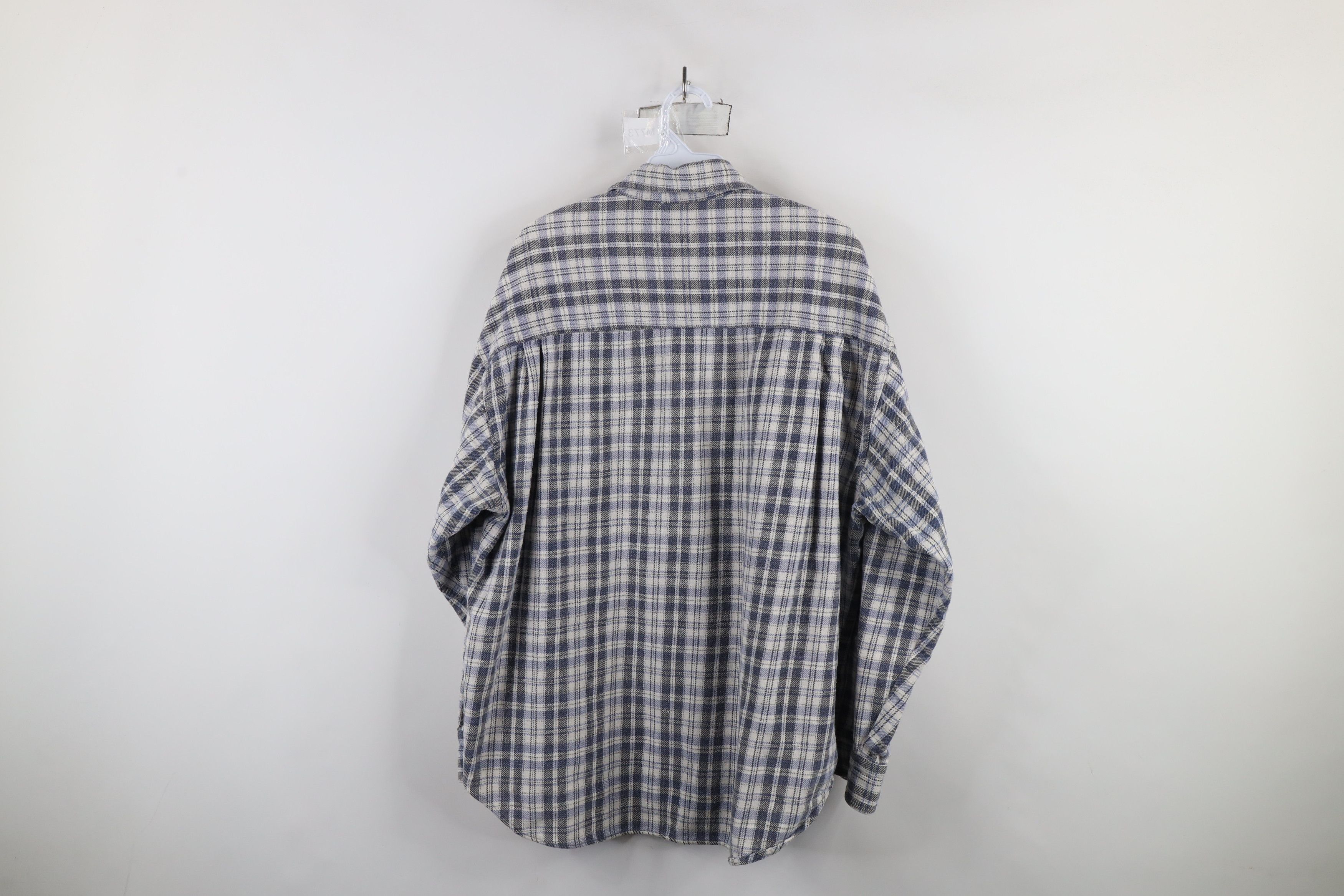 Vintage Vintage 90s Streetwear Flannel Collared Button Shirt Plaid Size US L / EU 52-54 / 3 - 11 Thumbnail