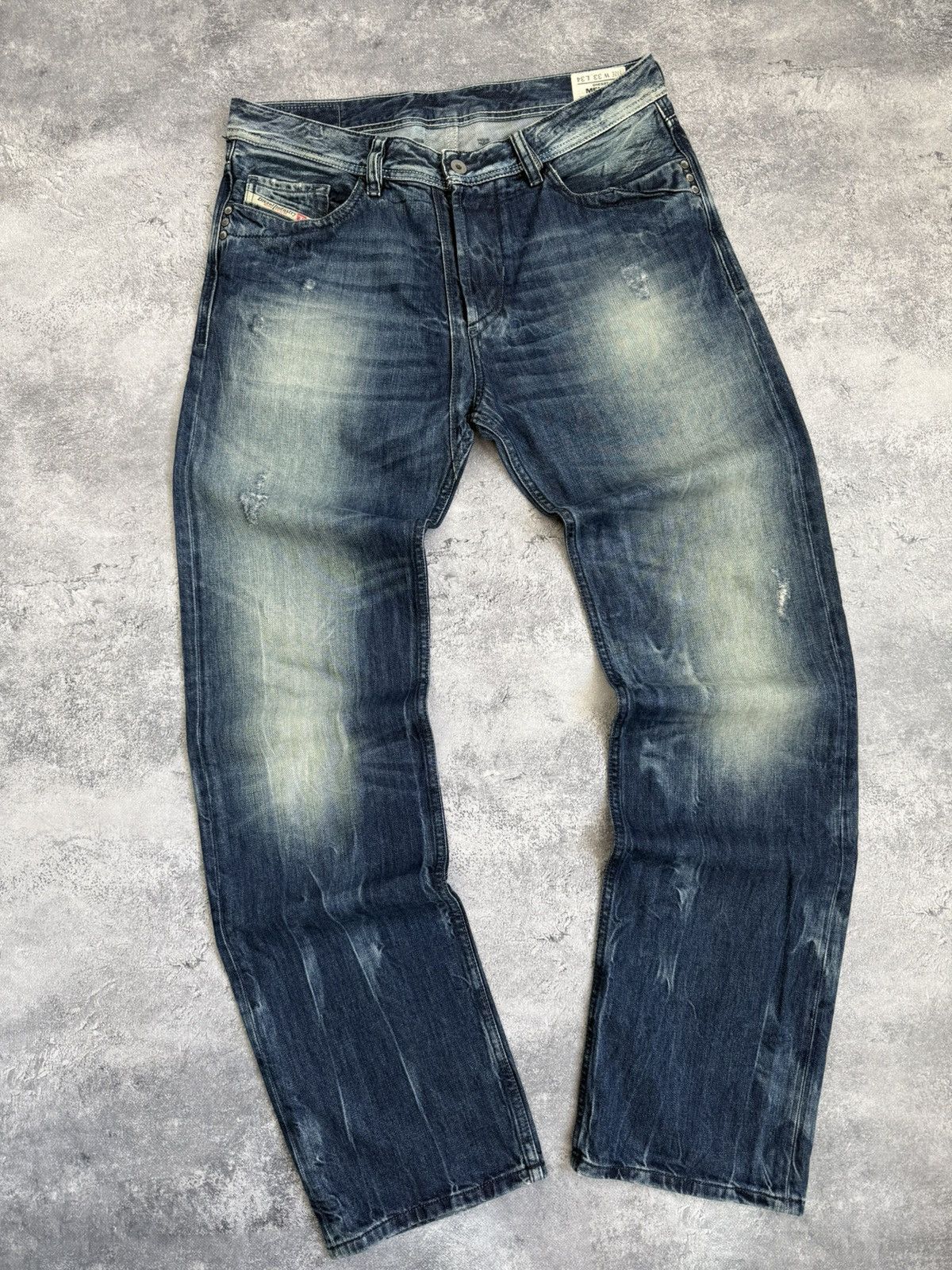 Diesel Vintage Diesel Denim Jeans Baggy Flared Bootcut Avant Garde Size US 33 - 5 Thumbnail