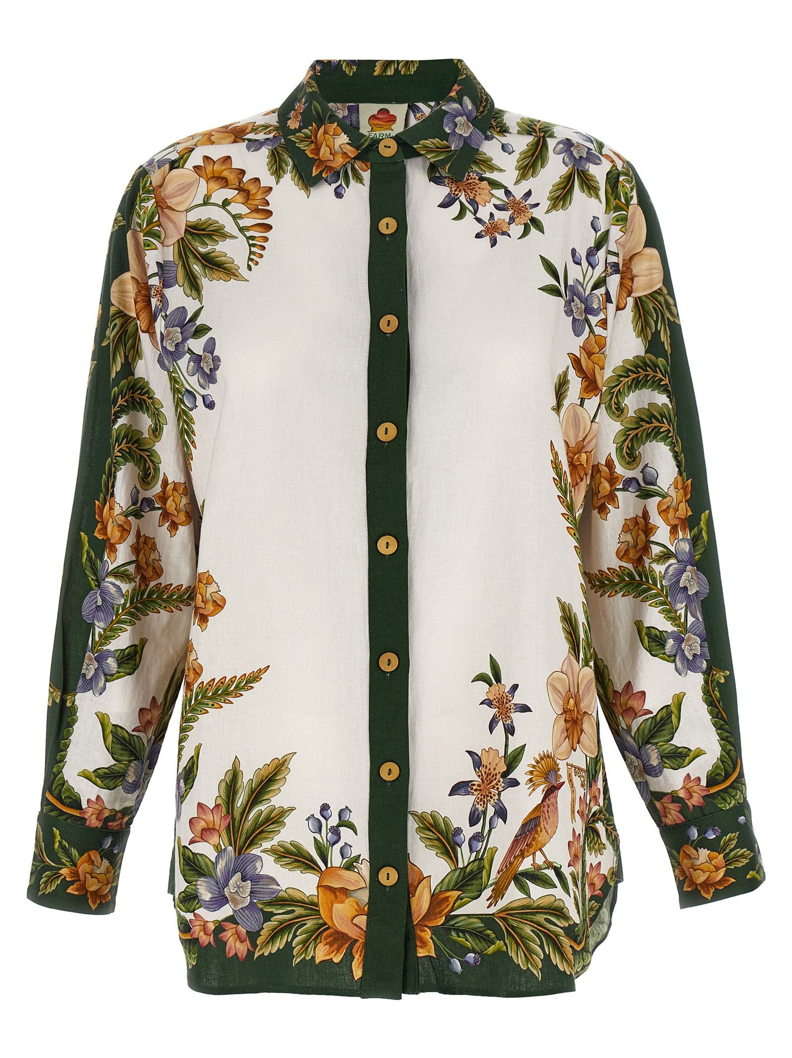 Farm Rio 'Sand Nature' shirt Size L / US 10 / IT 46 - 1 Thumbnail