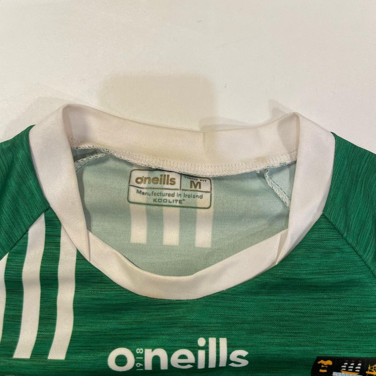 O'Neill Green and white O'Neills Cork GAA jersey shirt sportswear Size US M / EU 48-50 / 2 - 8 Thumbnail