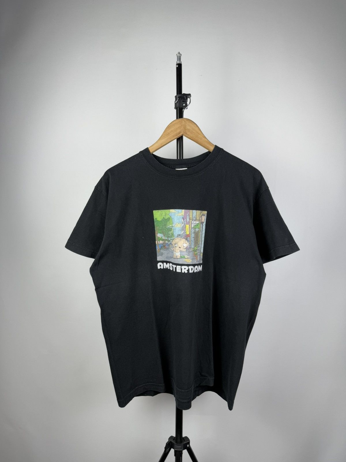 Vintage Humor Amsterdam Y2K Adult Sex Porn Drugs T-shirt