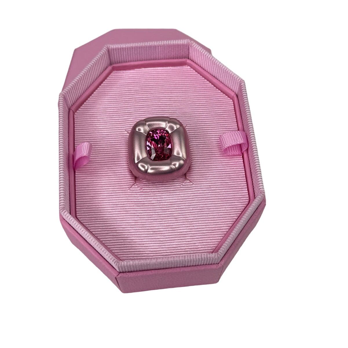 Swarovski Swarovski Dulcis cocktail ring Cushion cut, Pink 60/9 USA Size ONE SIZE - 8 Thumbnail
