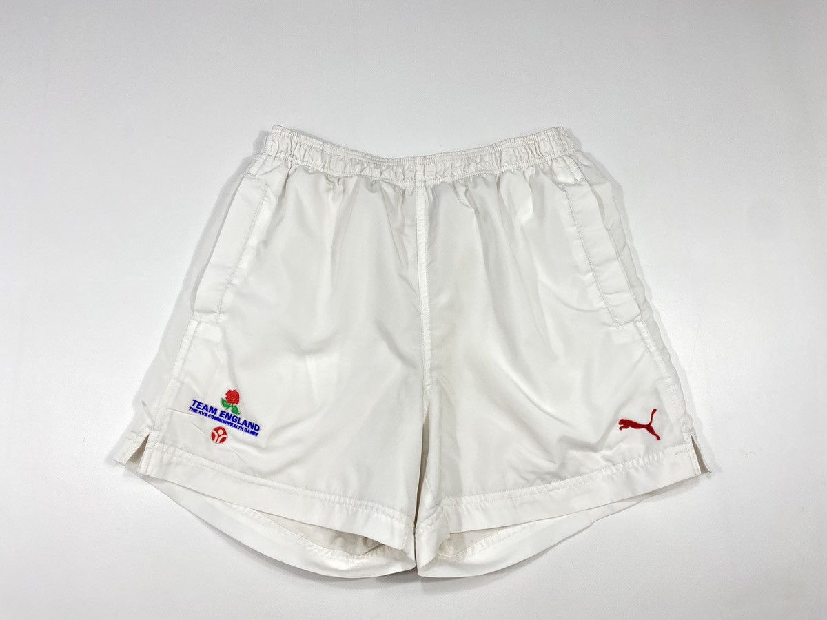 Puma LASTDROP🔥2002 Team England The XVII Commonwealth Games Short Size US 27 - 12 Thumbnail