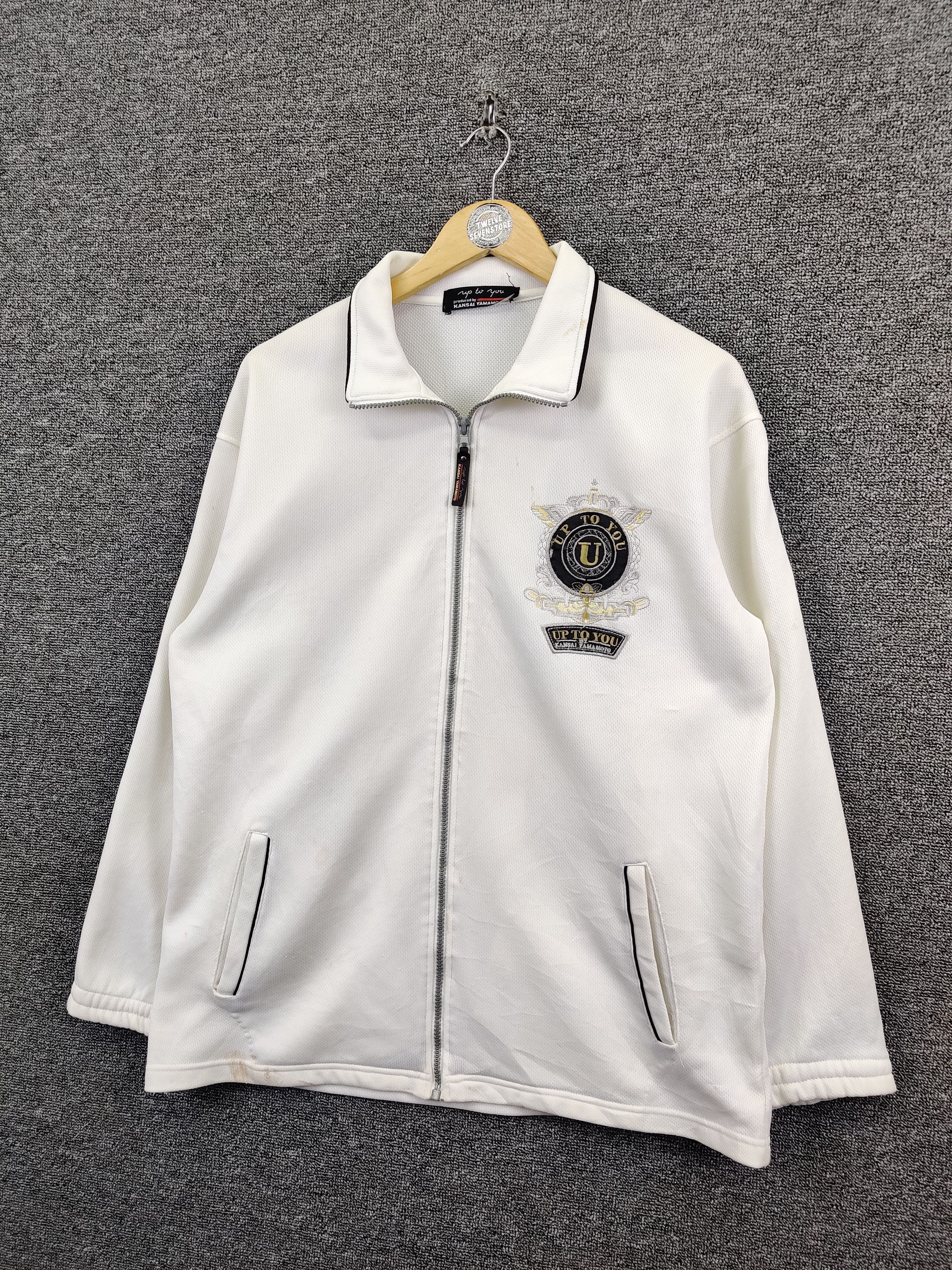 Kansai Yamamoto Vintage 90s Kansai Yamamoto Up To You Embroidery Jacket Size US M / EU 48-50 / 2 - 6 Thumbnail