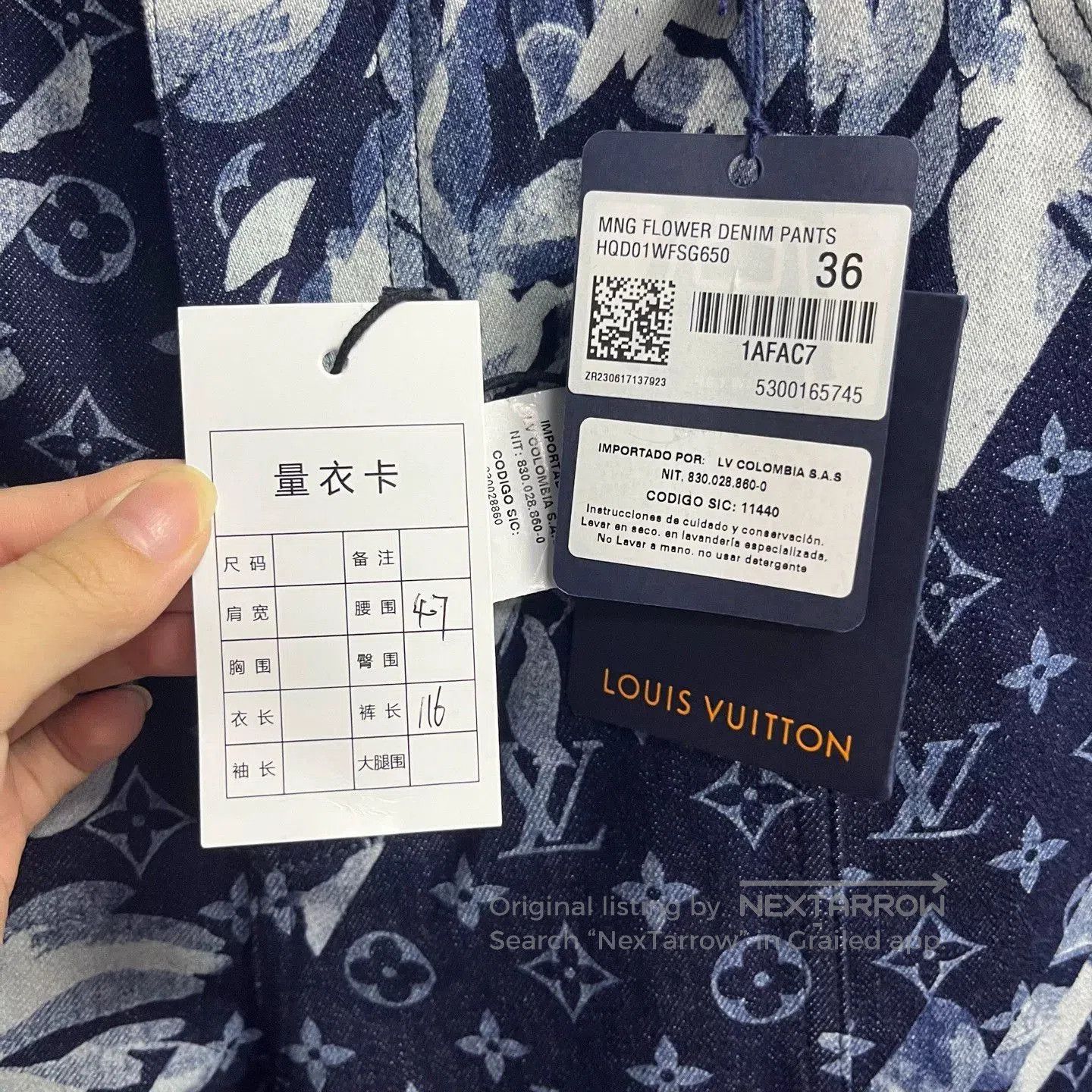 Louis Vuitton Louis Vuitton Multi-Pattern High-Waist Jeans. Size US 36 / EU 52 - 4 Thumbnail