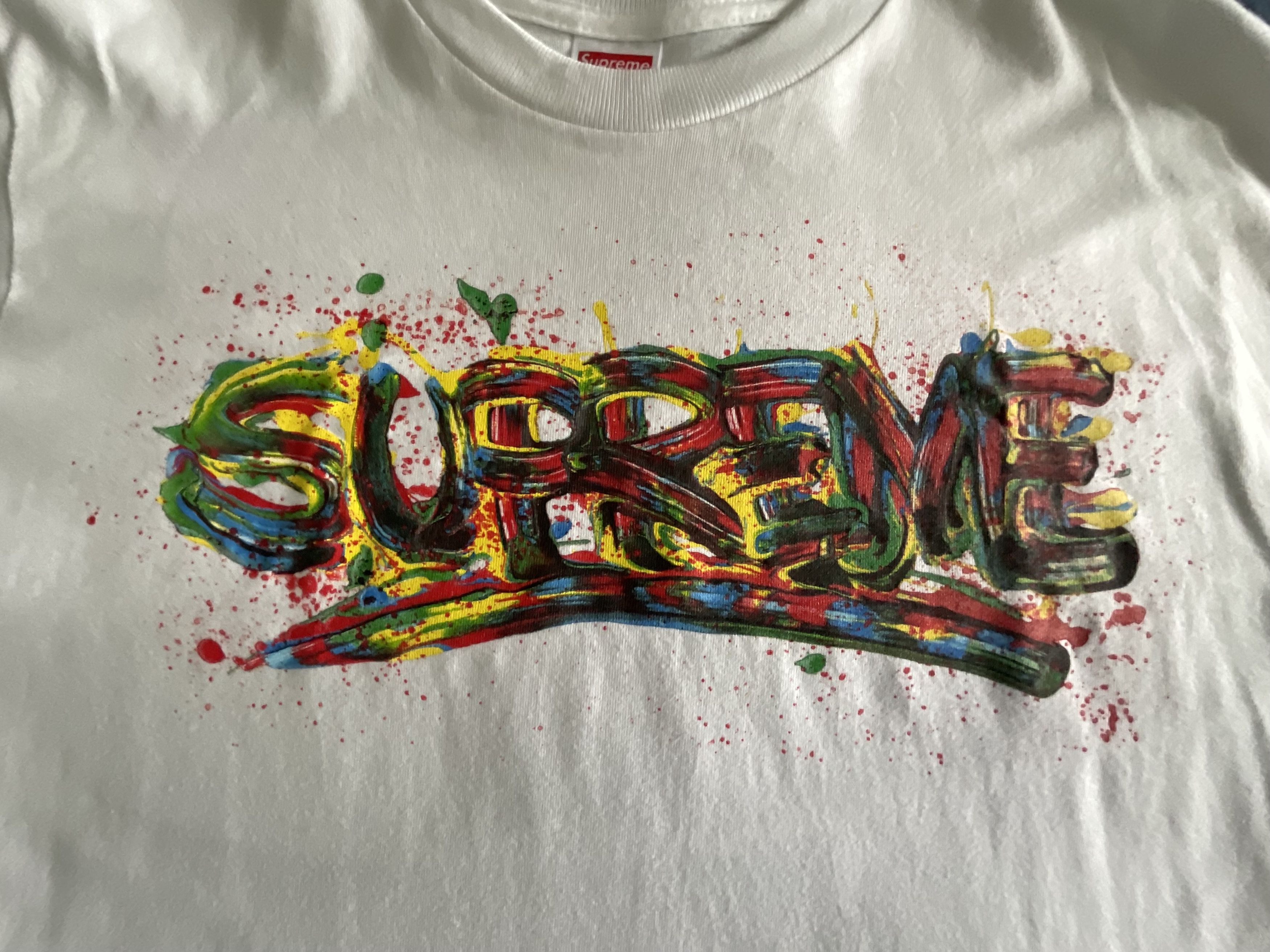 Supreme Supreme Graffiti Paint Tee Shirt Size US M / EU 48-50 / 2 - 2 Thumbnail