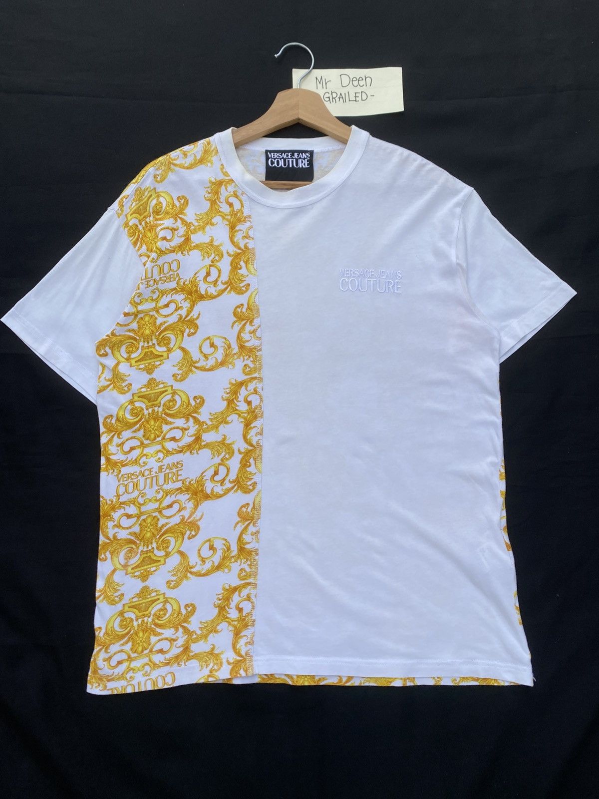 Versace Rare VERSACE Jeans Couture White Tshirt Size US M / EU 48-50 / 2 - 2 Thumbnail