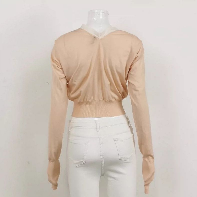 Loewe LOEWE American beige bow knit cardigan Size XS / US 0-2 / IT 36-38 - 2 Thumbnail