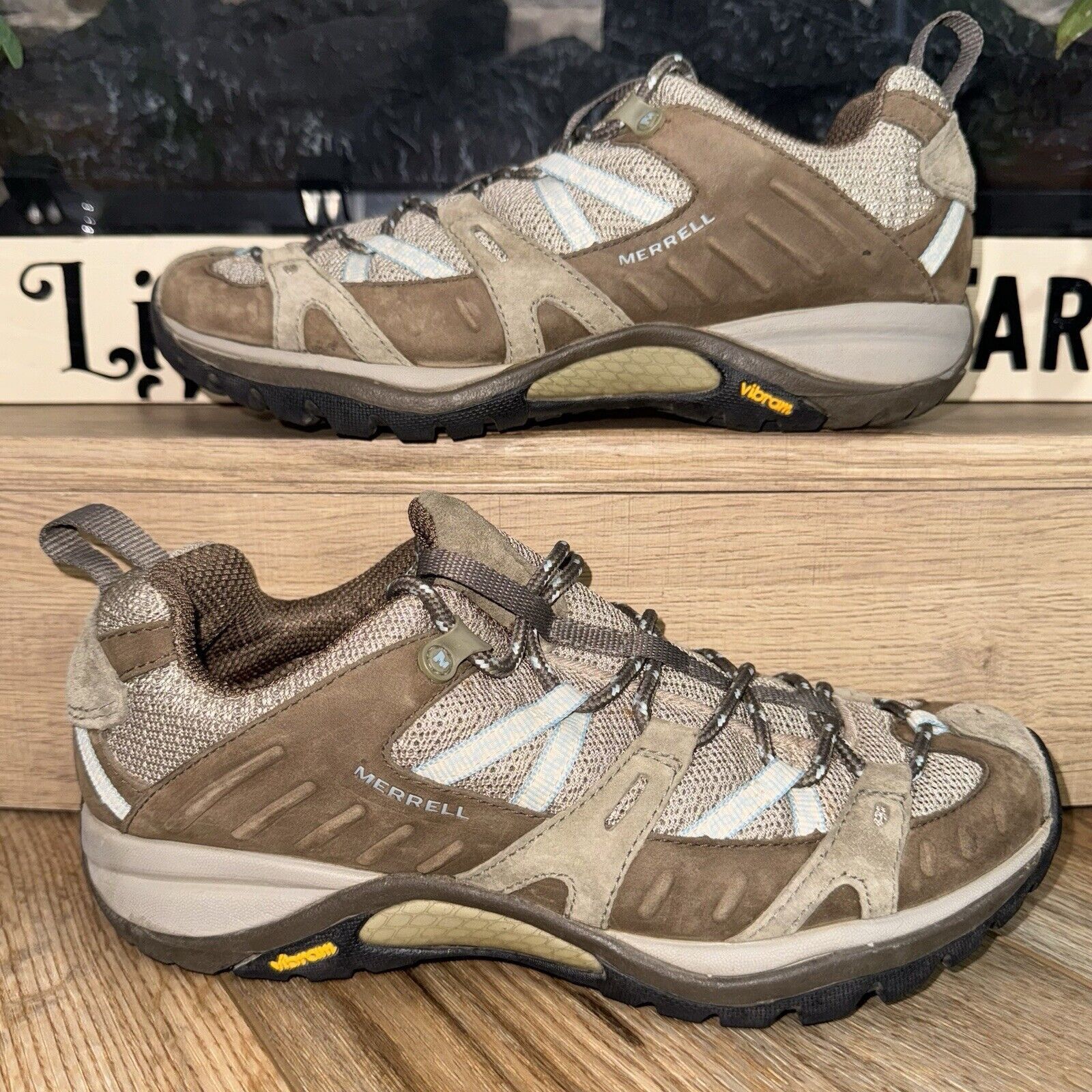 Merrell Merrell Women's 8.5 Siren Sport Olive Brown Hiking Shoes Size US 8.5 / IT 38.5 - 2 Thumbnail